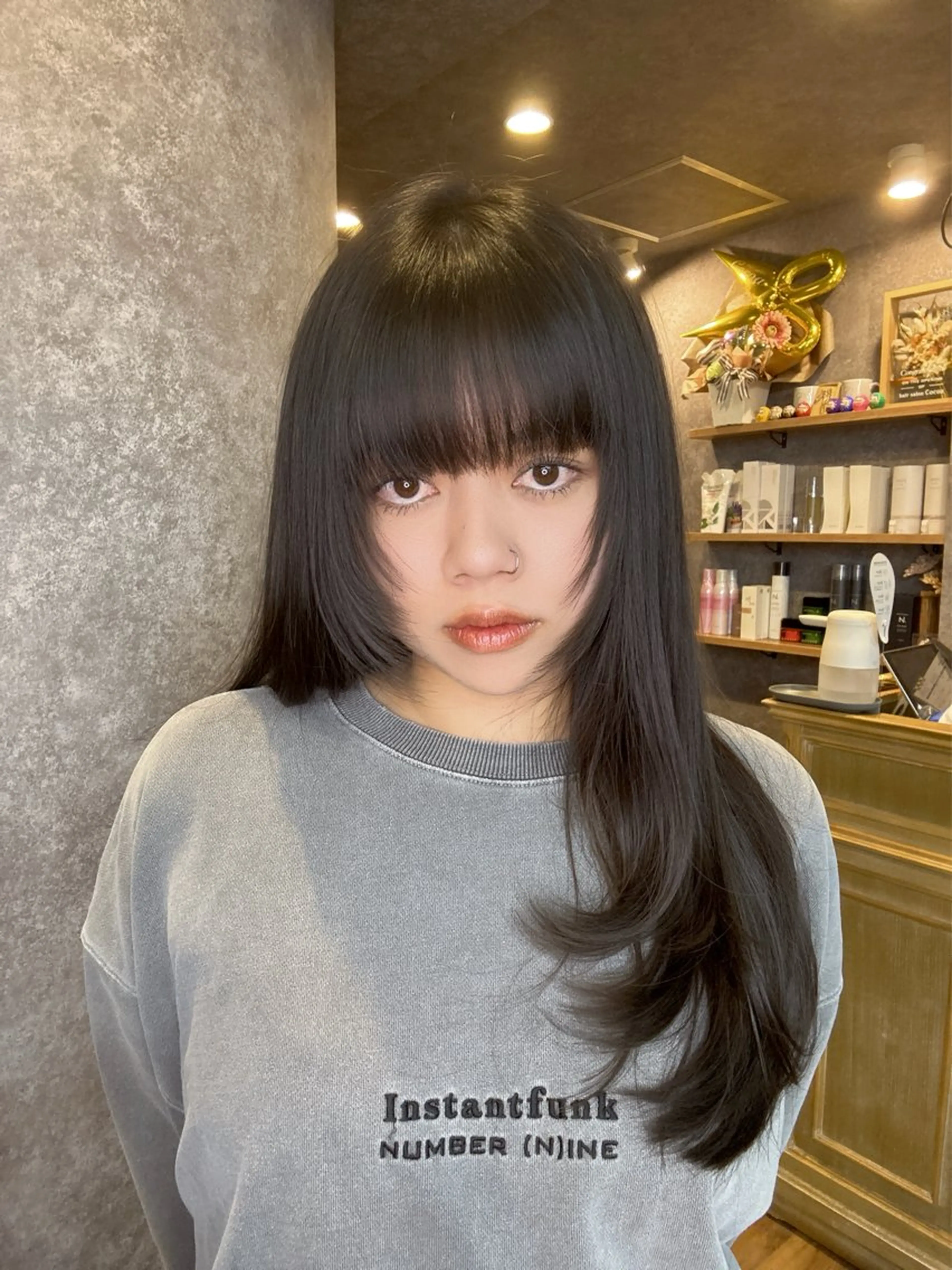 ロング カット 縮毛矯正 トリートメント cocoa船橋🦄 chinamiのヘアスタイル