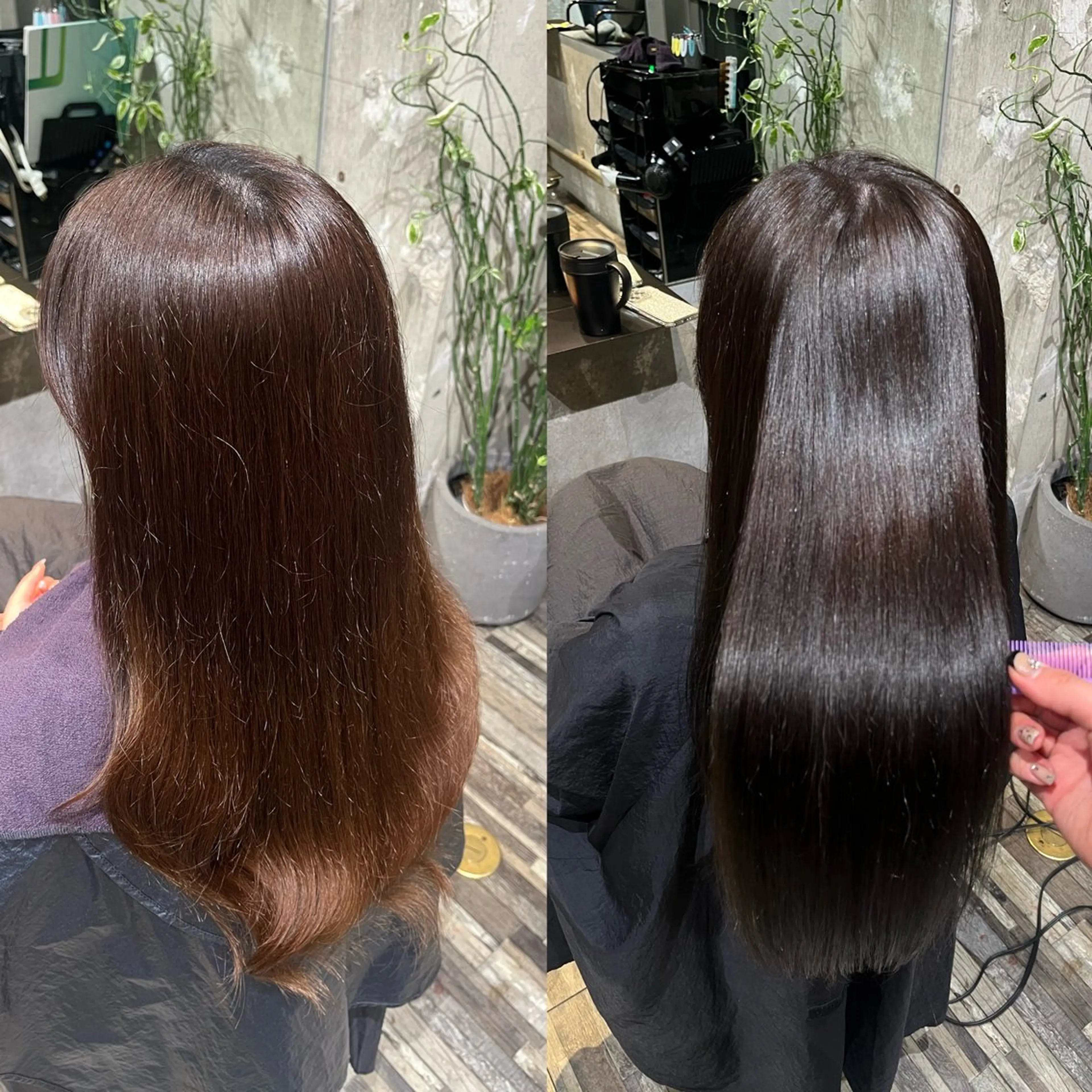 カラー 🦋Lond🦋 manakaのヘアスタイル