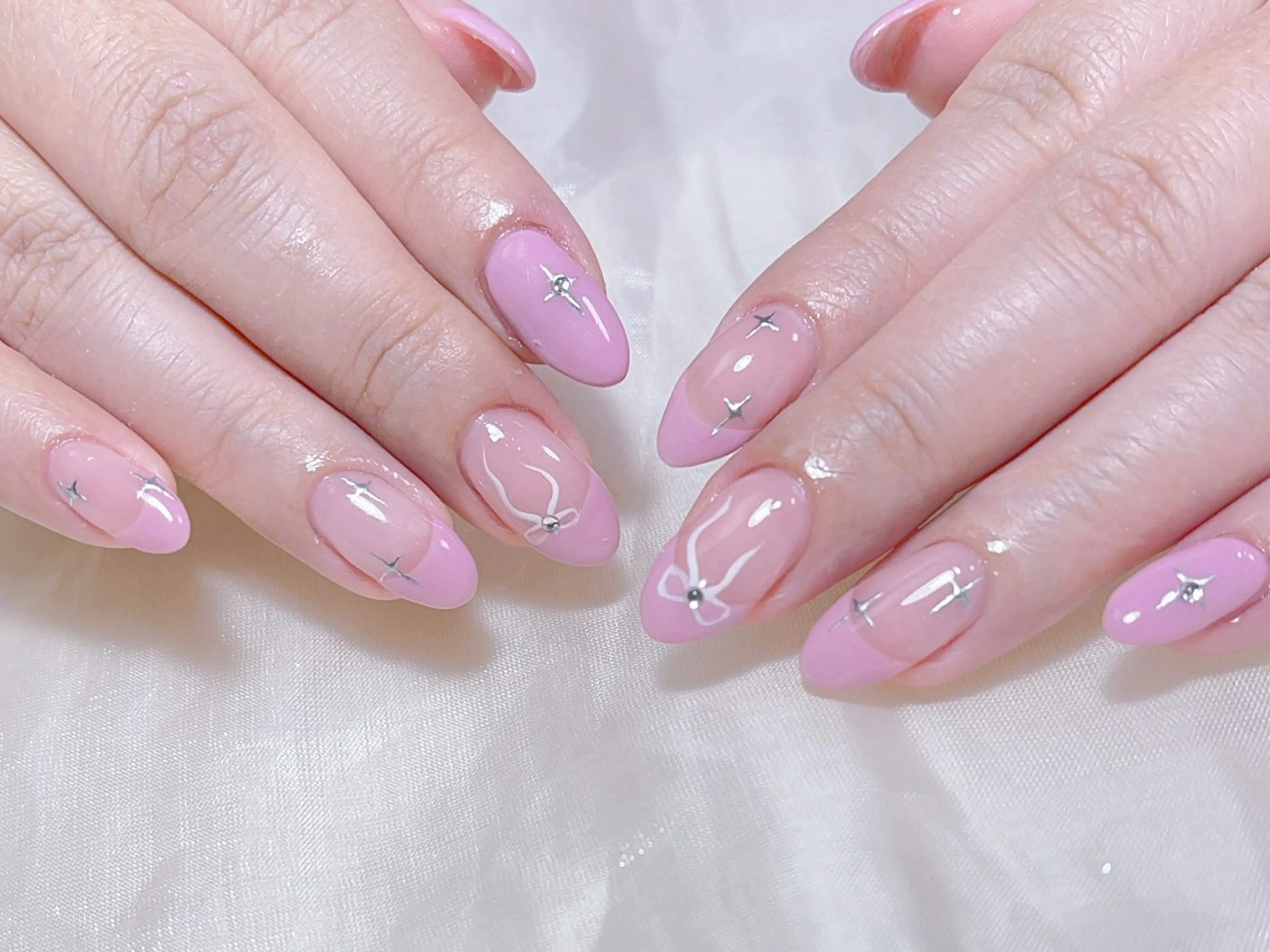 ネイル 🎀ネイルサロン エクラYUI🎀のネイルデザイン