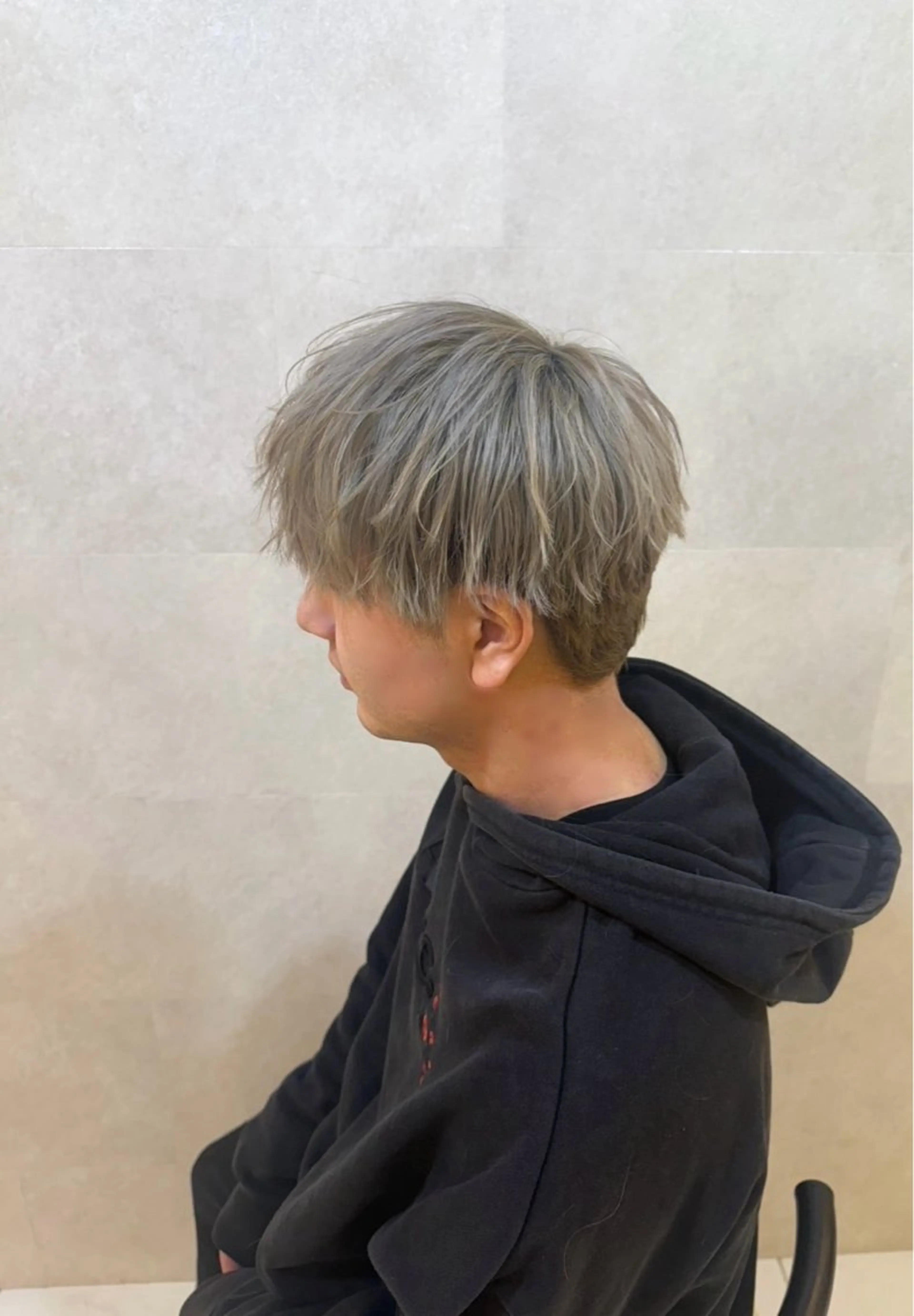 カラー カット ヘアカラー 郡山駅前メンズ特化 熊田 歩夢のヘアスタイル