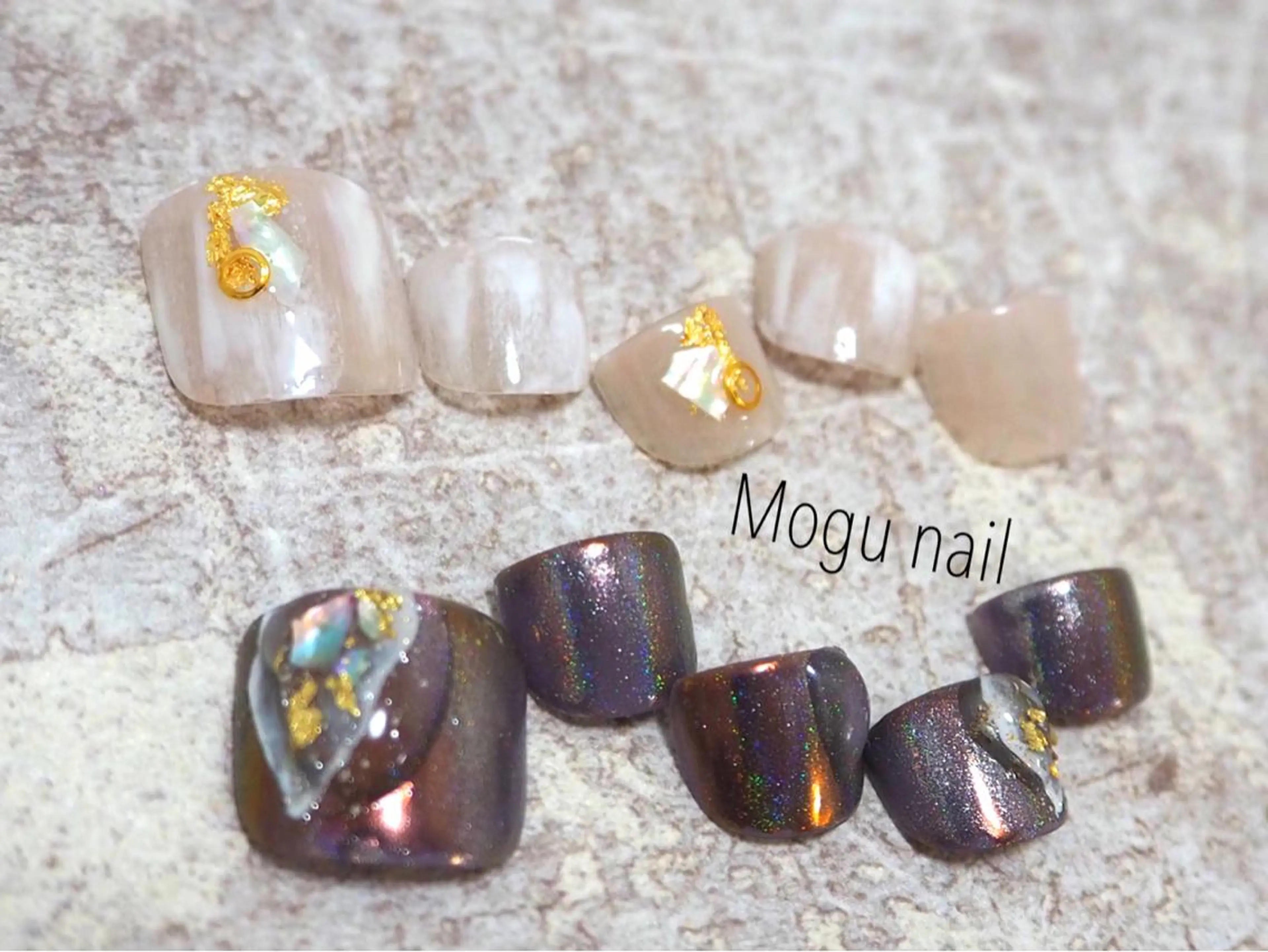 ネイル フットネイル ネイルチップ mogunail &blowのネイルデザイン