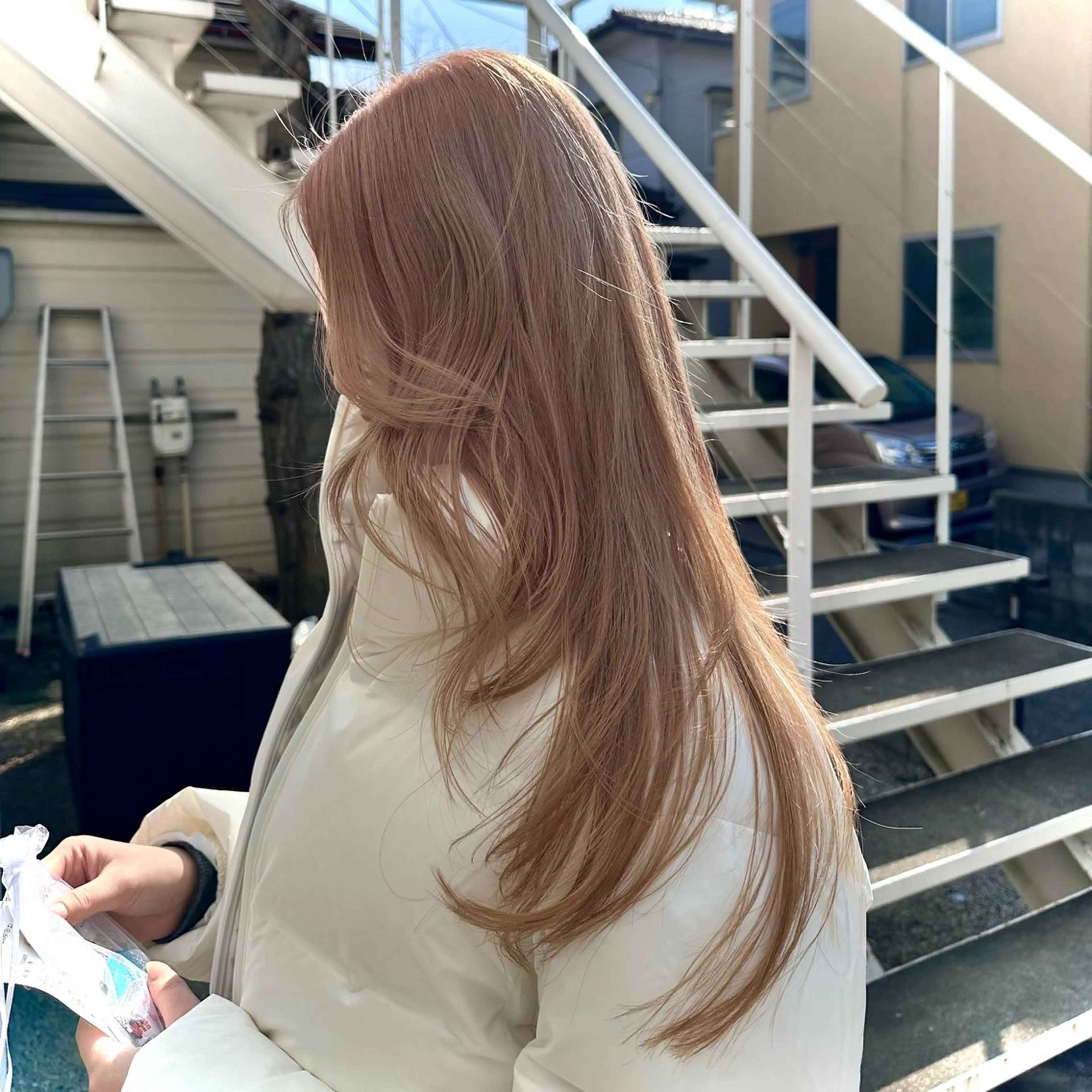 セミロング ヘアカラー ブリーチ屋さん/ブリ ーチ矯正🫧あずみのヘアスタイル