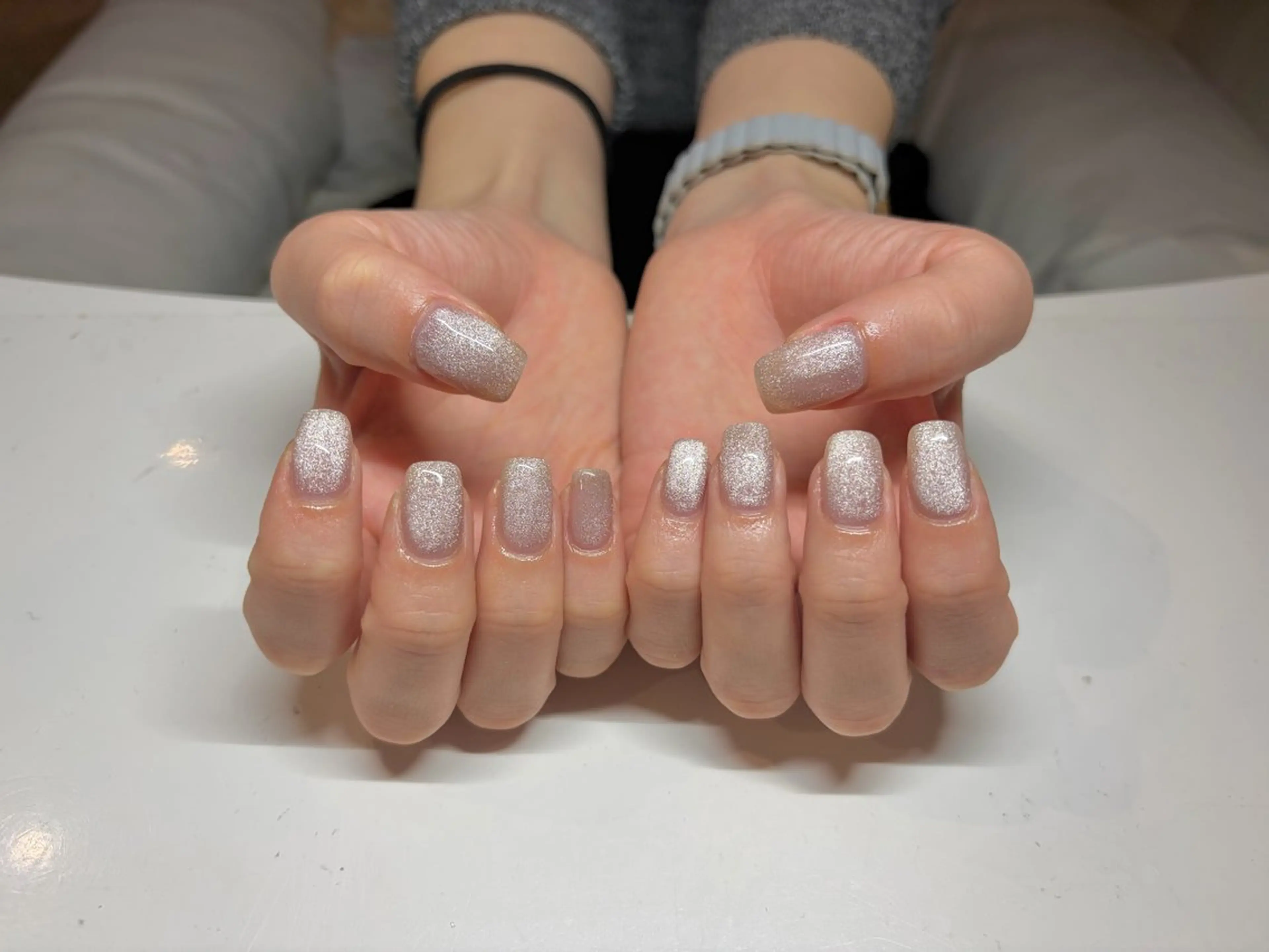 ネイル キラキラネイル マグネットネイル ハンドネイル イーミリー市川店 moekaのネイルデザイン