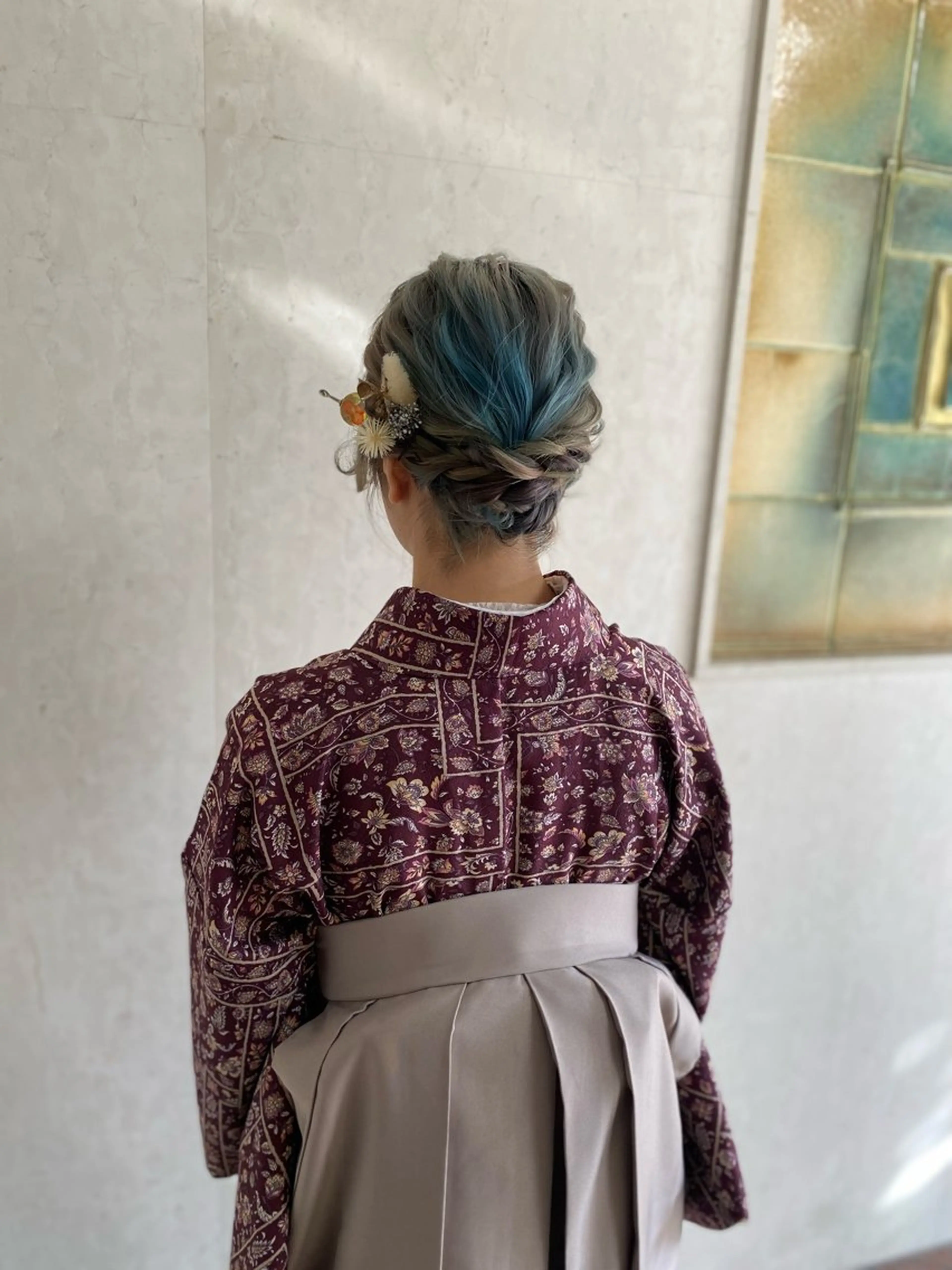 ショート ヘアアレンジ ヘアセット 金沢着物レンタル 彩の家のその他イメージ