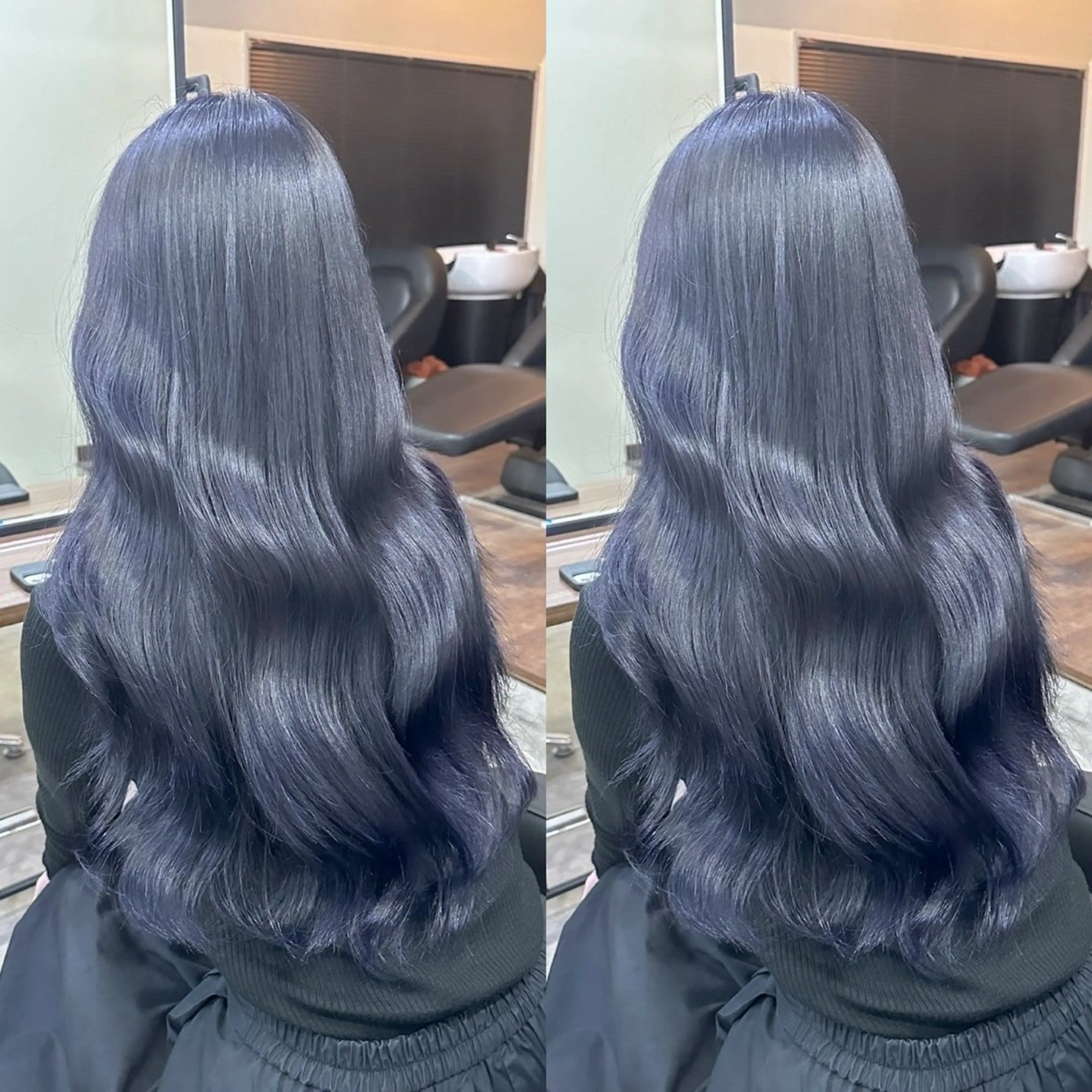 ミディアム 髪質改善 縮毛矯正 トリートメント 酸性ストレート ヘアカラー トリートメント カラーと髪質改善 のミライのヘアスタイル