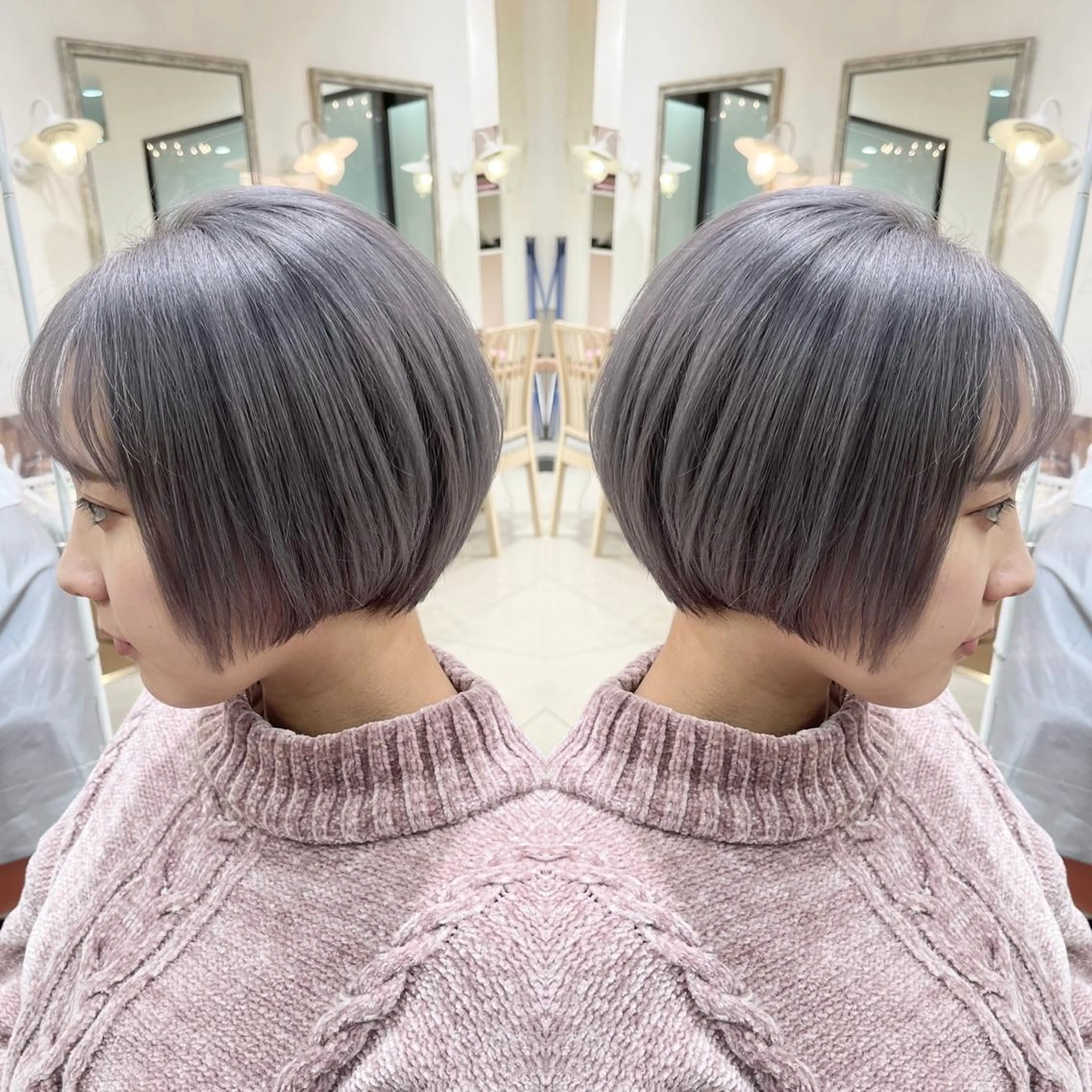 ショート Y Uのヘアスタイル