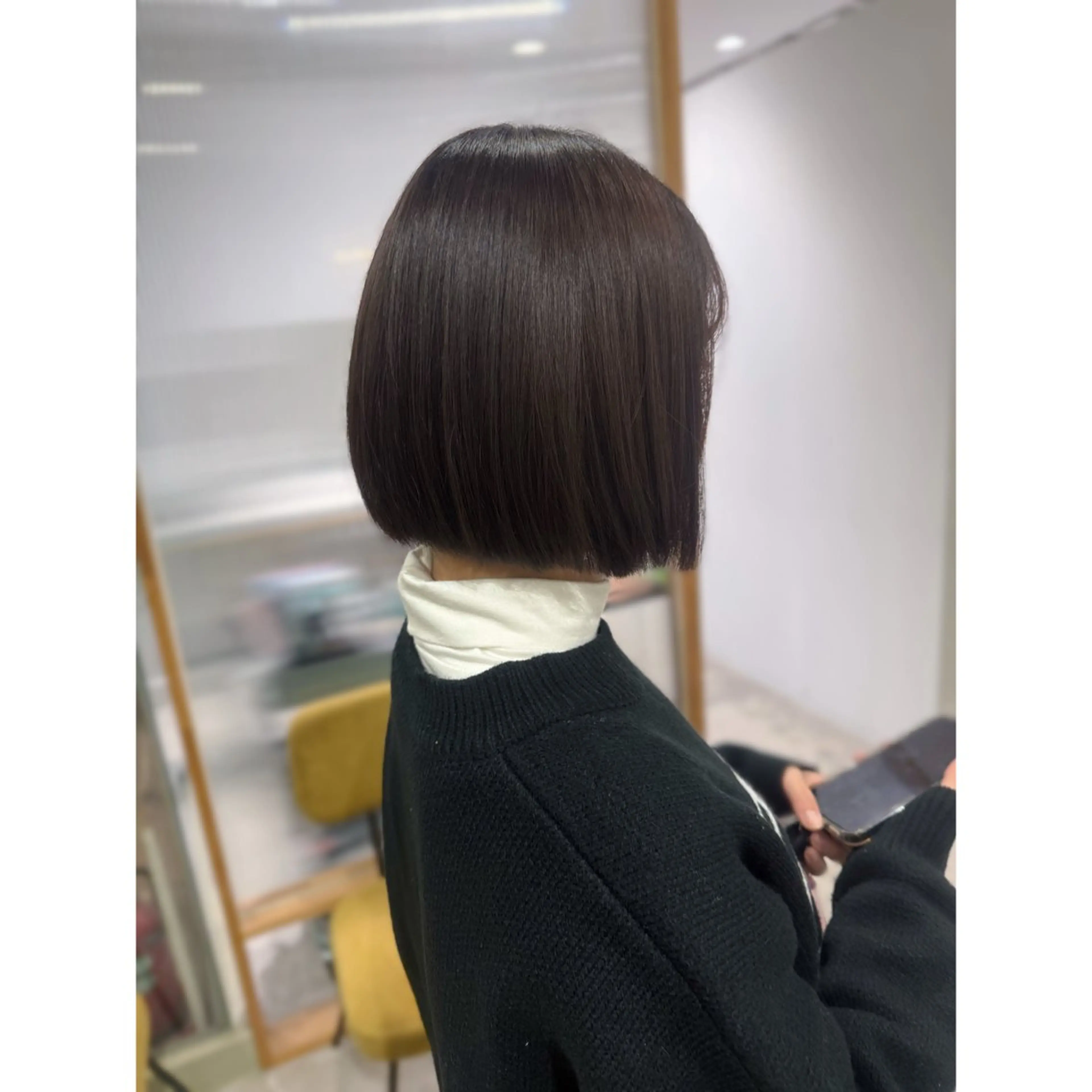 ミディアム 佐藤 歩菜のヘアスタイル