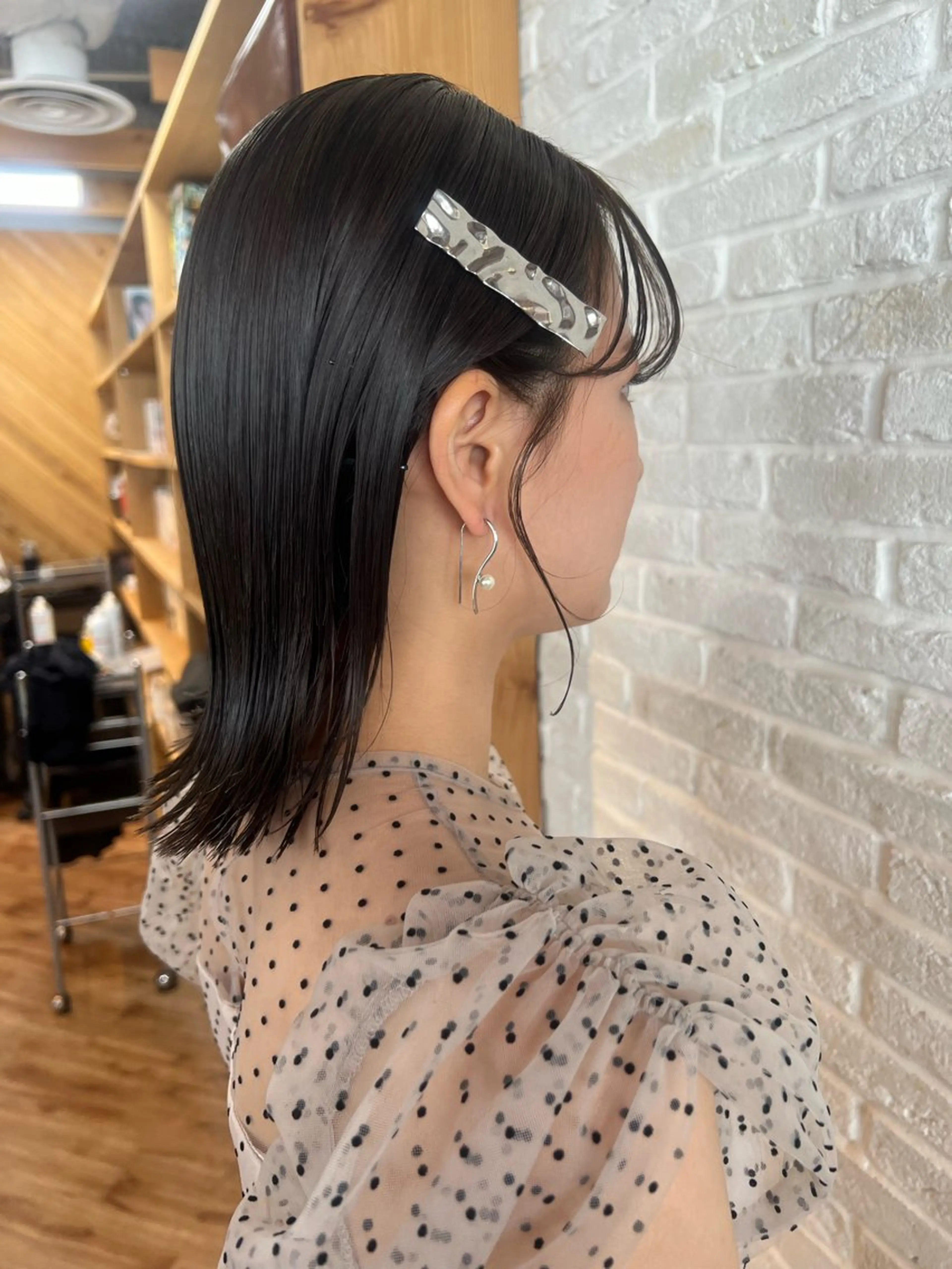 ミディアム ヘアアレンジ カット ヘアカラー トリートメント ヘアセット Topstylist YUKIのヘアスタイル