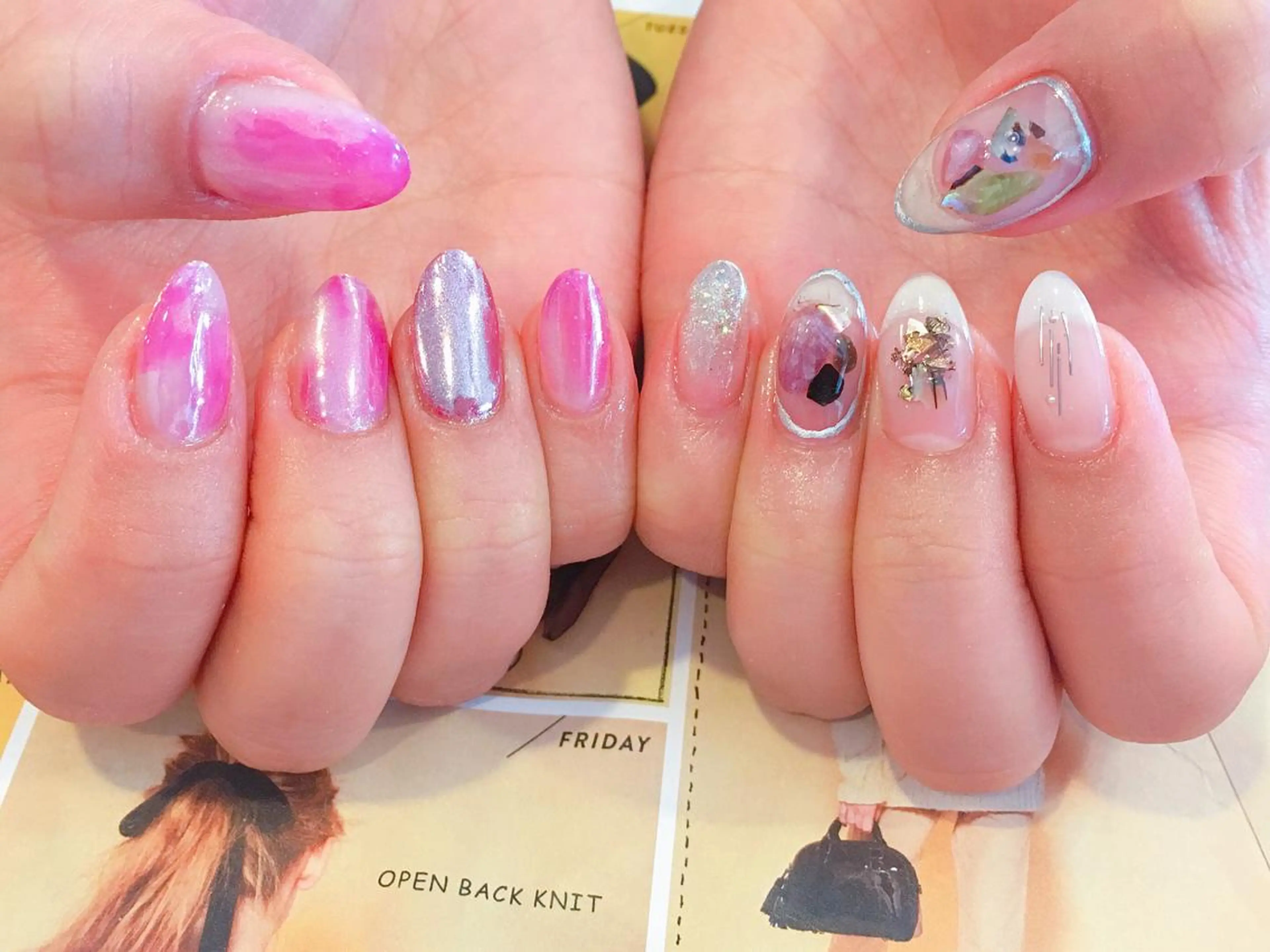 ネイル ハンドネイル にしぐち はるかのネイルデザイン