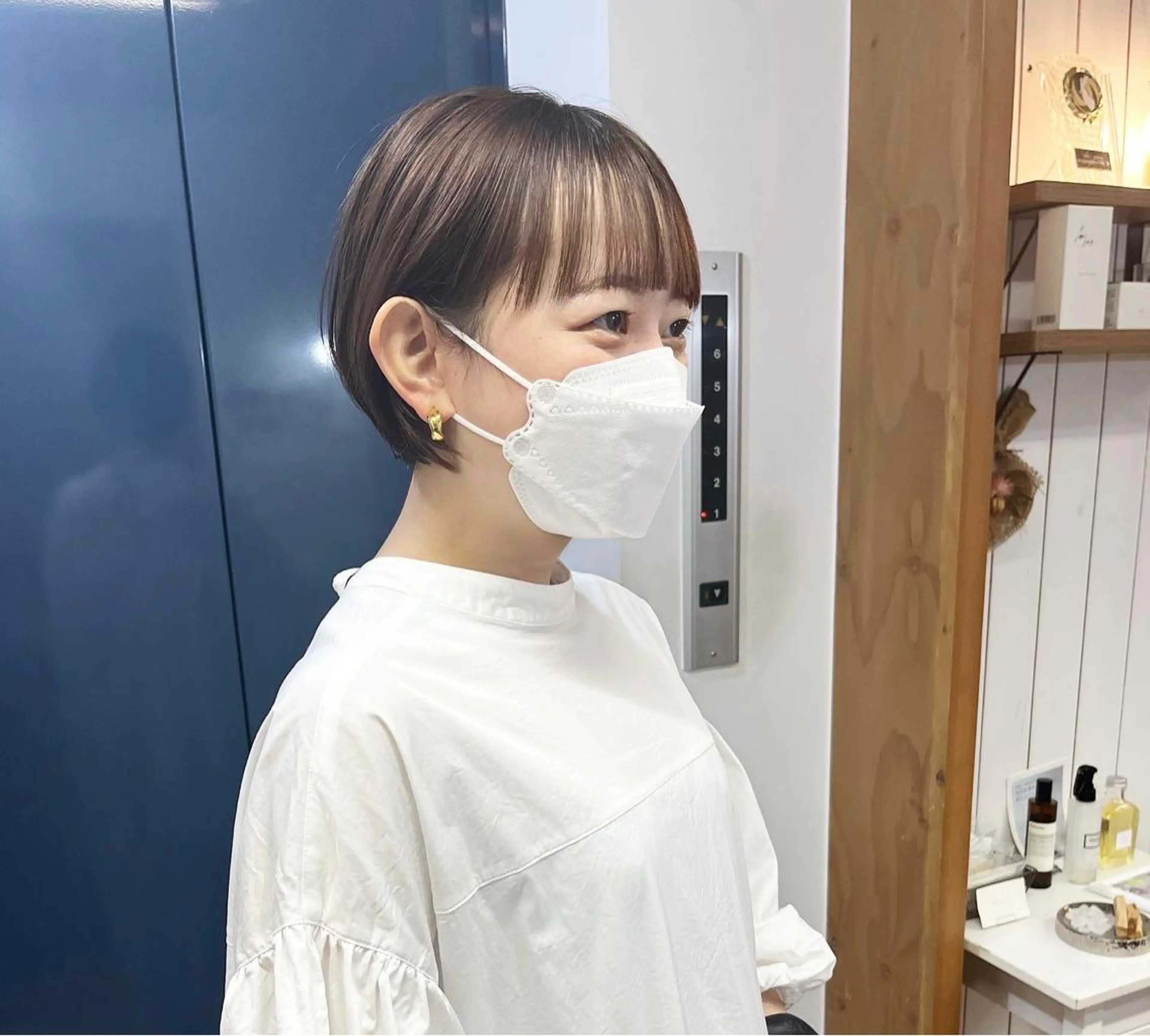 ショート カラー カット ヘアカラー トリートメント Hareru 豊田 修廣のヘアスタイル