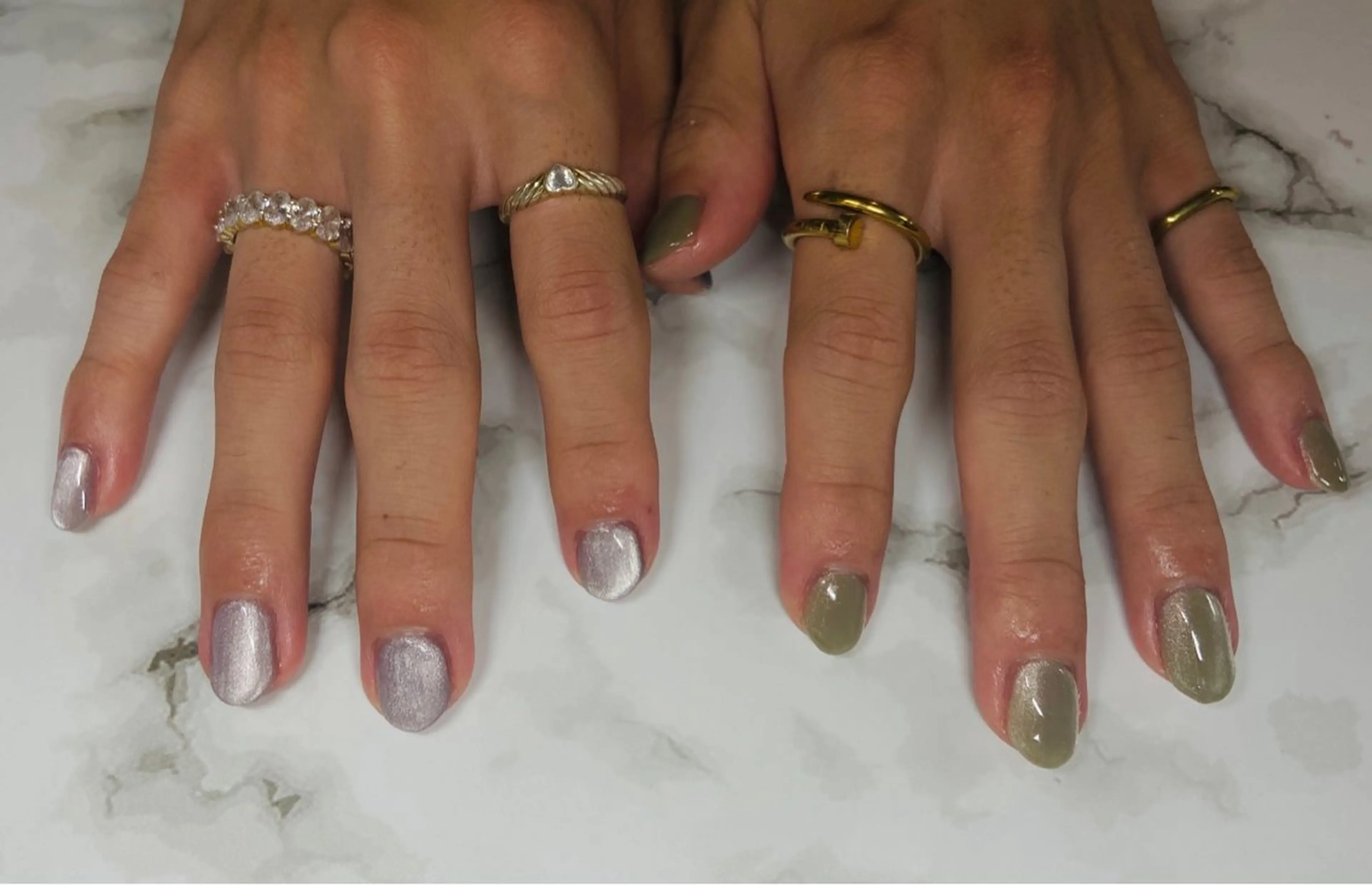 メンズ ネイル マグネットネイル ハンドネイル オトク ネイルのネイルデザイン