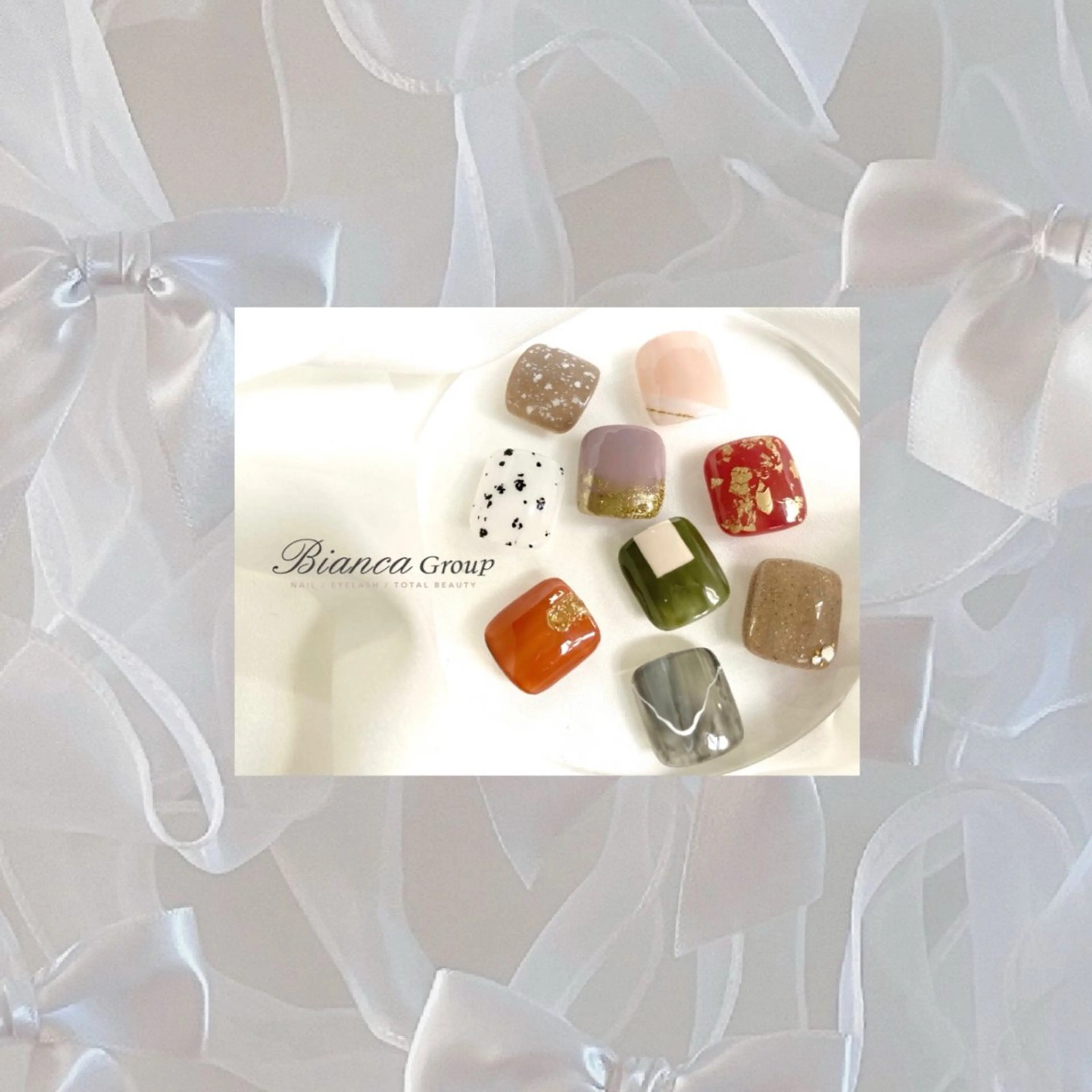 ネイル フットネイル BIANCA 🖤 NISHIMURAのネイルデザイン