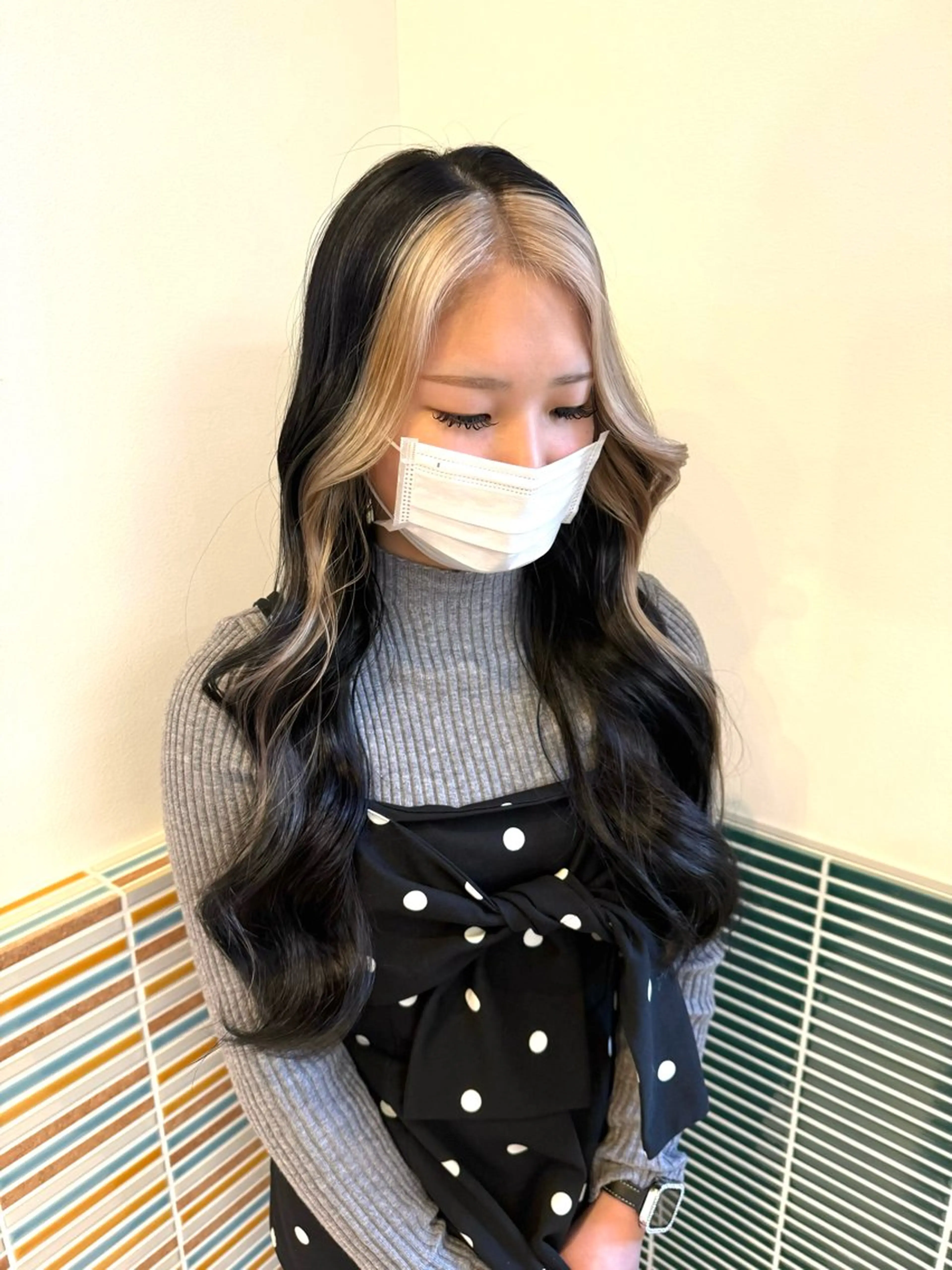 ロング カラー ヘアカラー カラー特化/ブリーチ 梅田中崎町/あかりのヘアスタイル