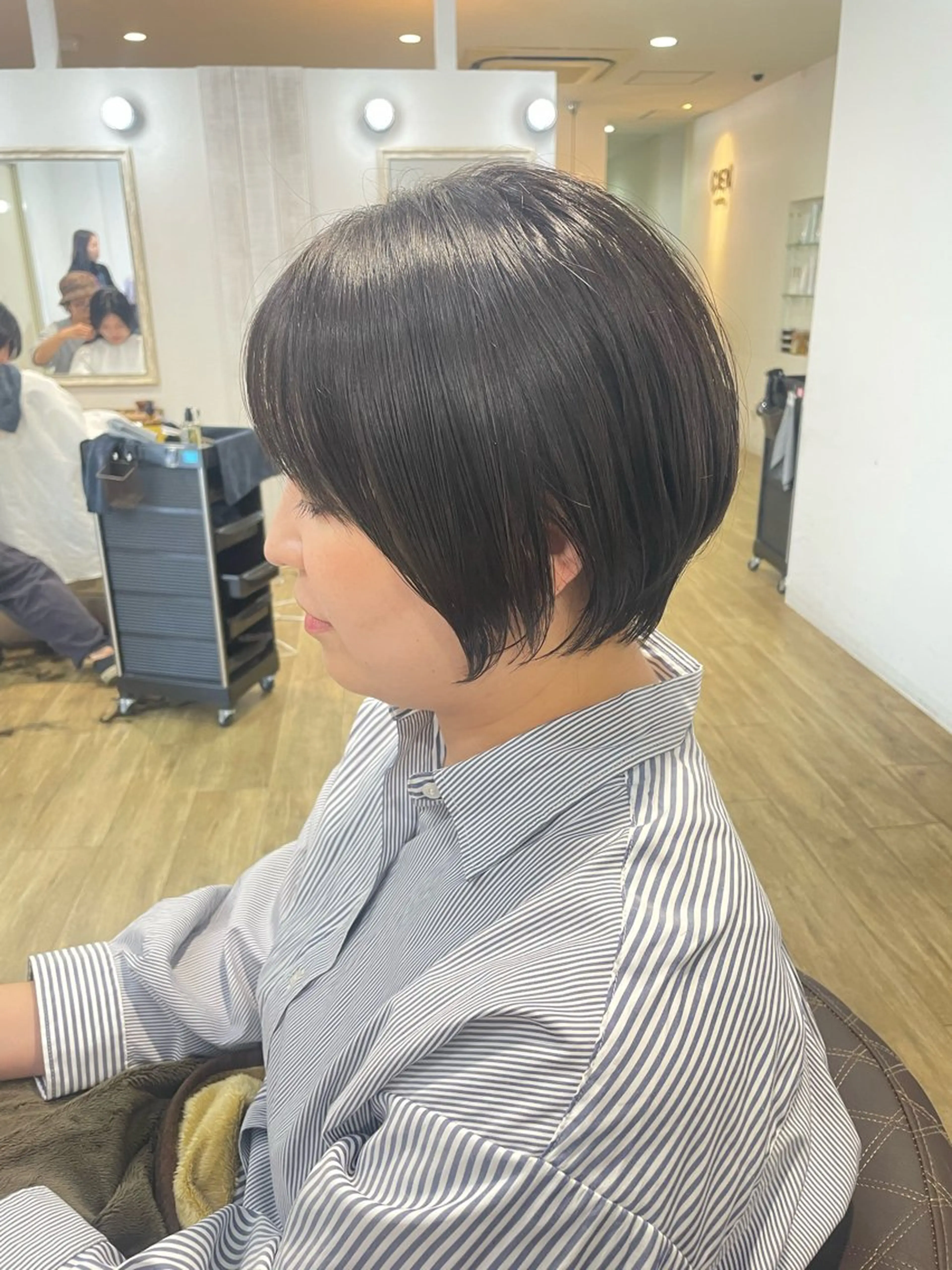 ショート カラー カット トリートメント 朝倉 海斗のヘアスタイル