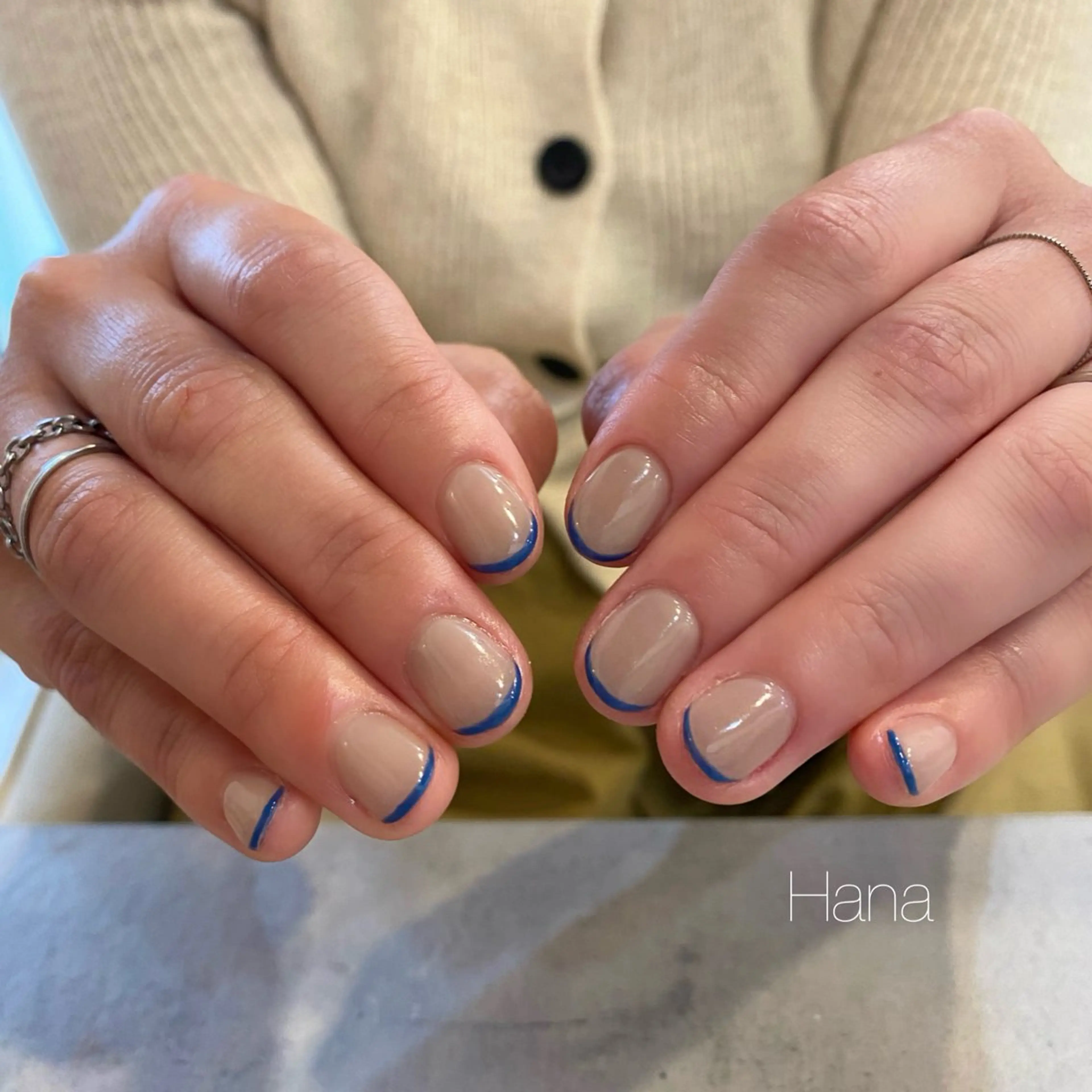 ネイル フレンチネイル HANA /NOEM nailsalonのネイルデザイン