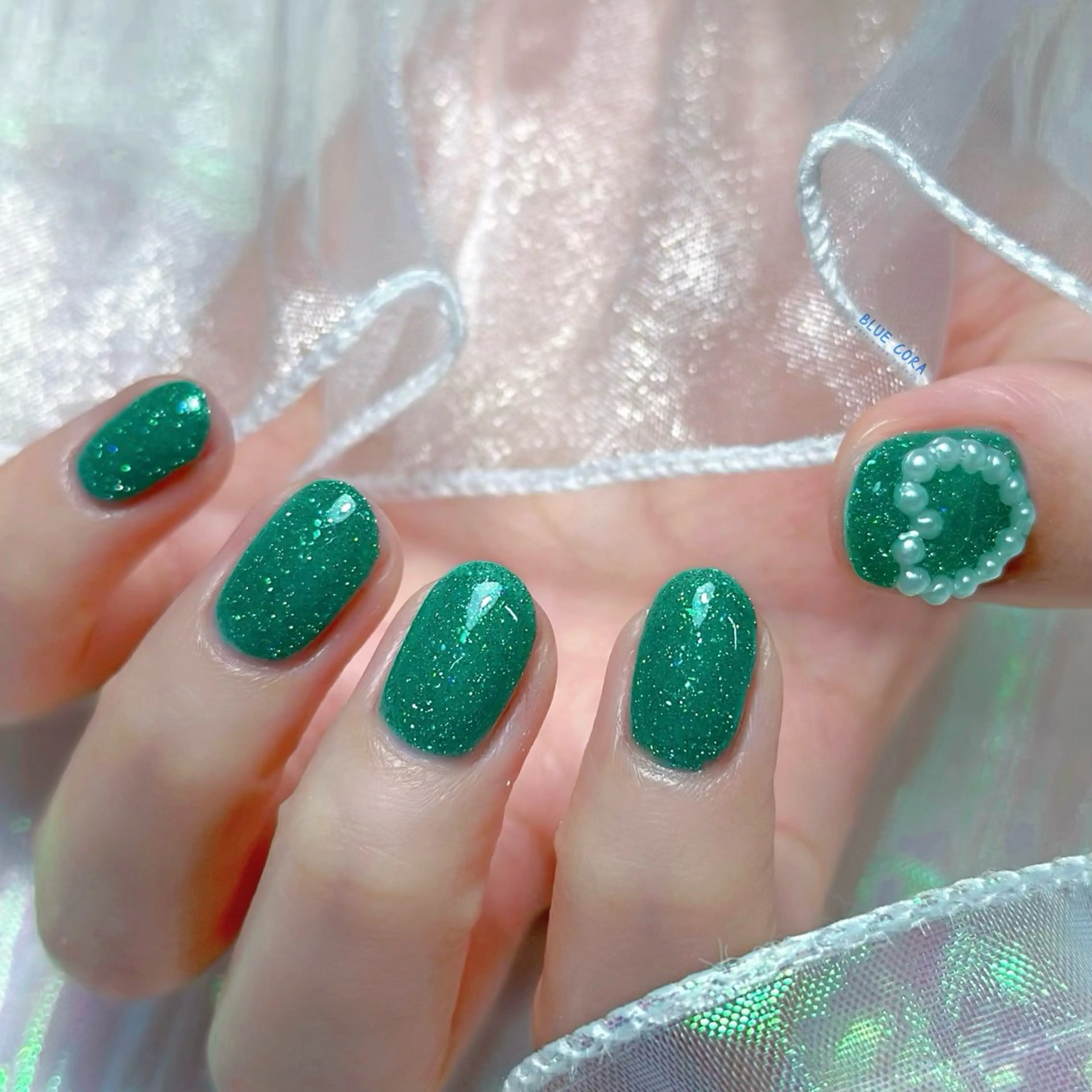 ネイル ハンドネイル ハンドケア BLUE CORAのネイルデザイン