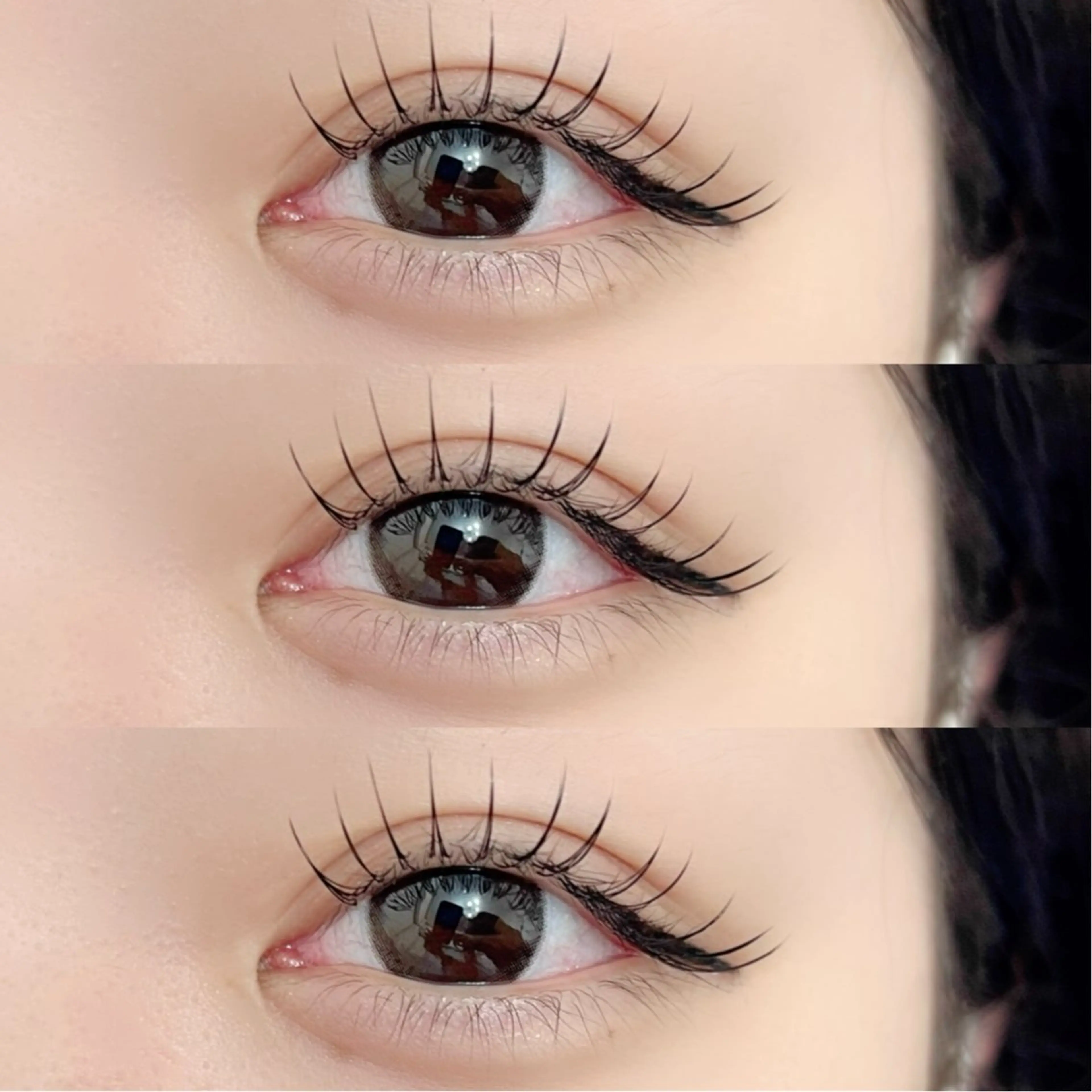 マツエク・マツパ マツエク 【那覇/束感まつ毛 /LED】ｷｬﾒﾙのマツエク・マツパデザイン