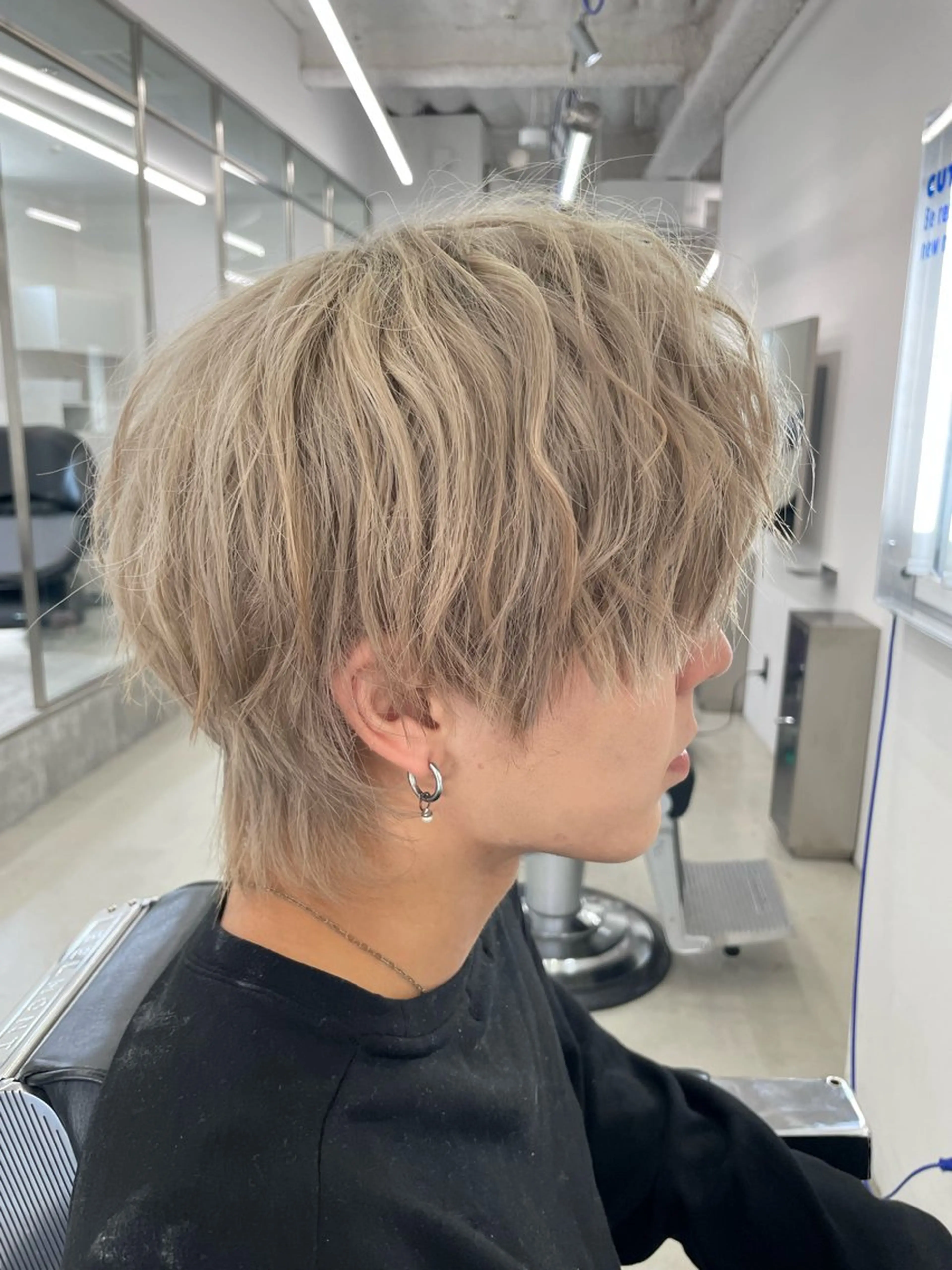 ショート カラー 亀井隆汰/メンズ専門 パーマ特化美容師のヘアスタイル