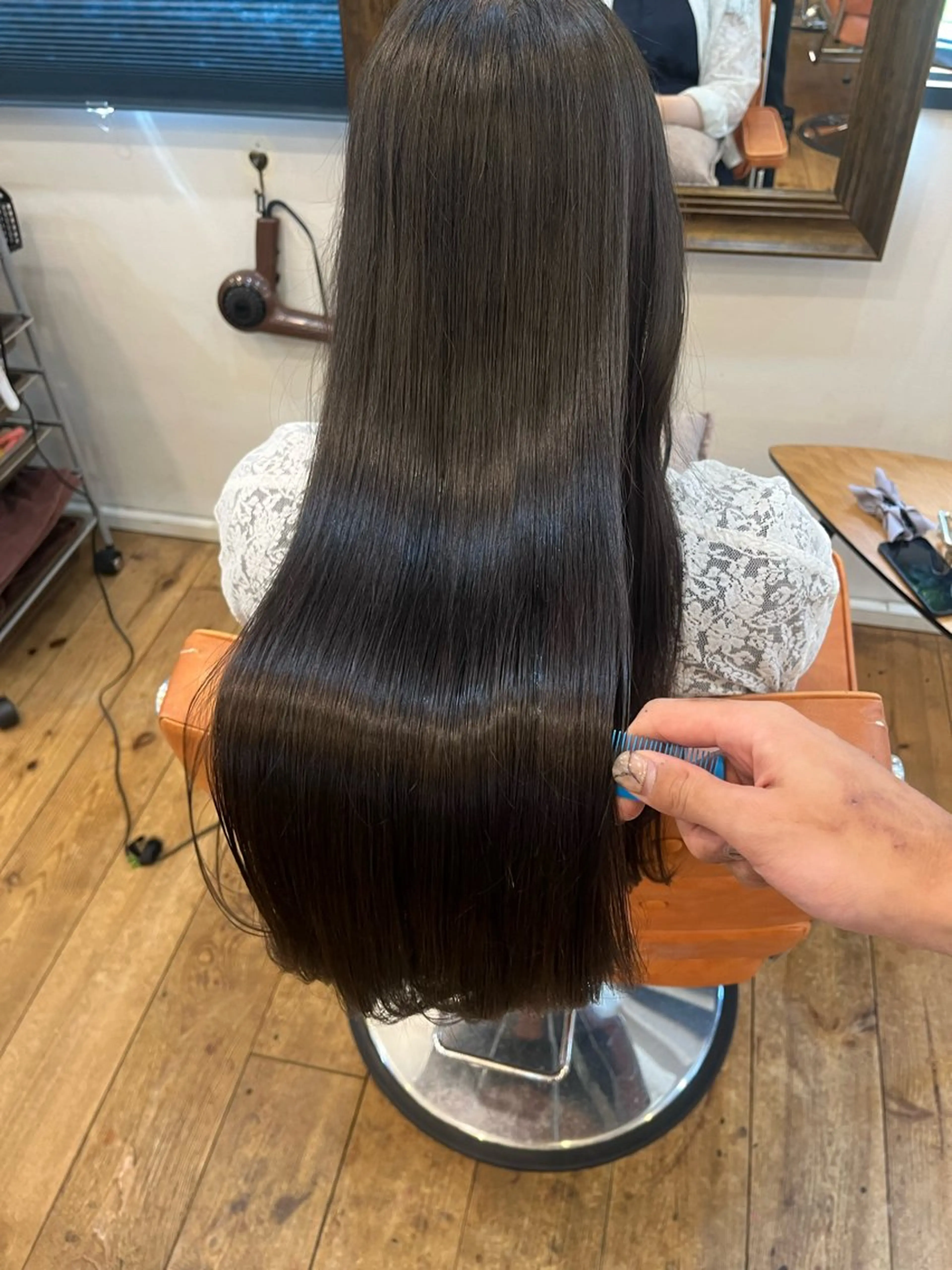 ロング ⚪️髪質改善 縮毛 店長 コウ⚪️のヘアスタイル