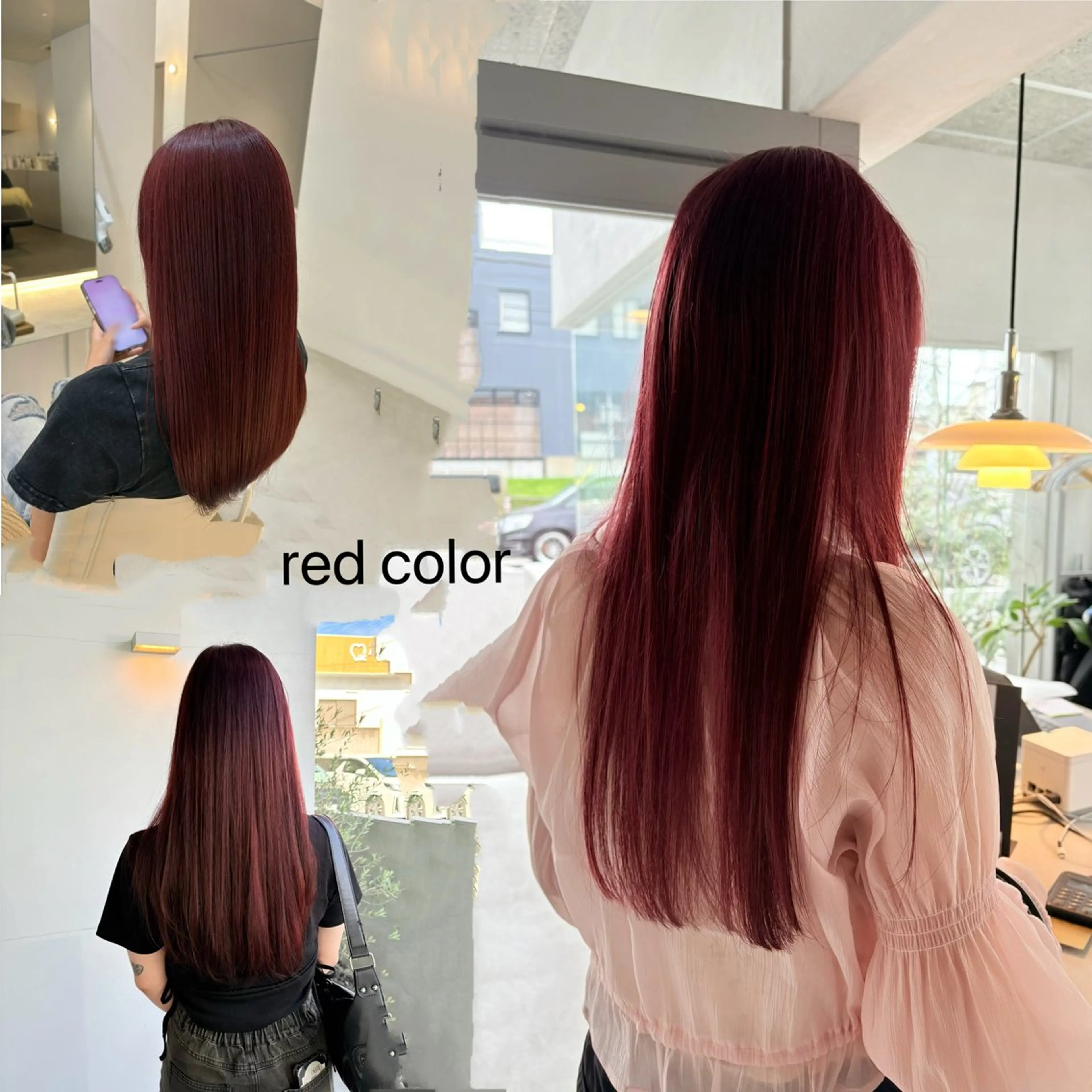 カラー ヘアカラー トリートメント 透明感/艶髪カラー/ 韓国/rinaのヘアスタイル