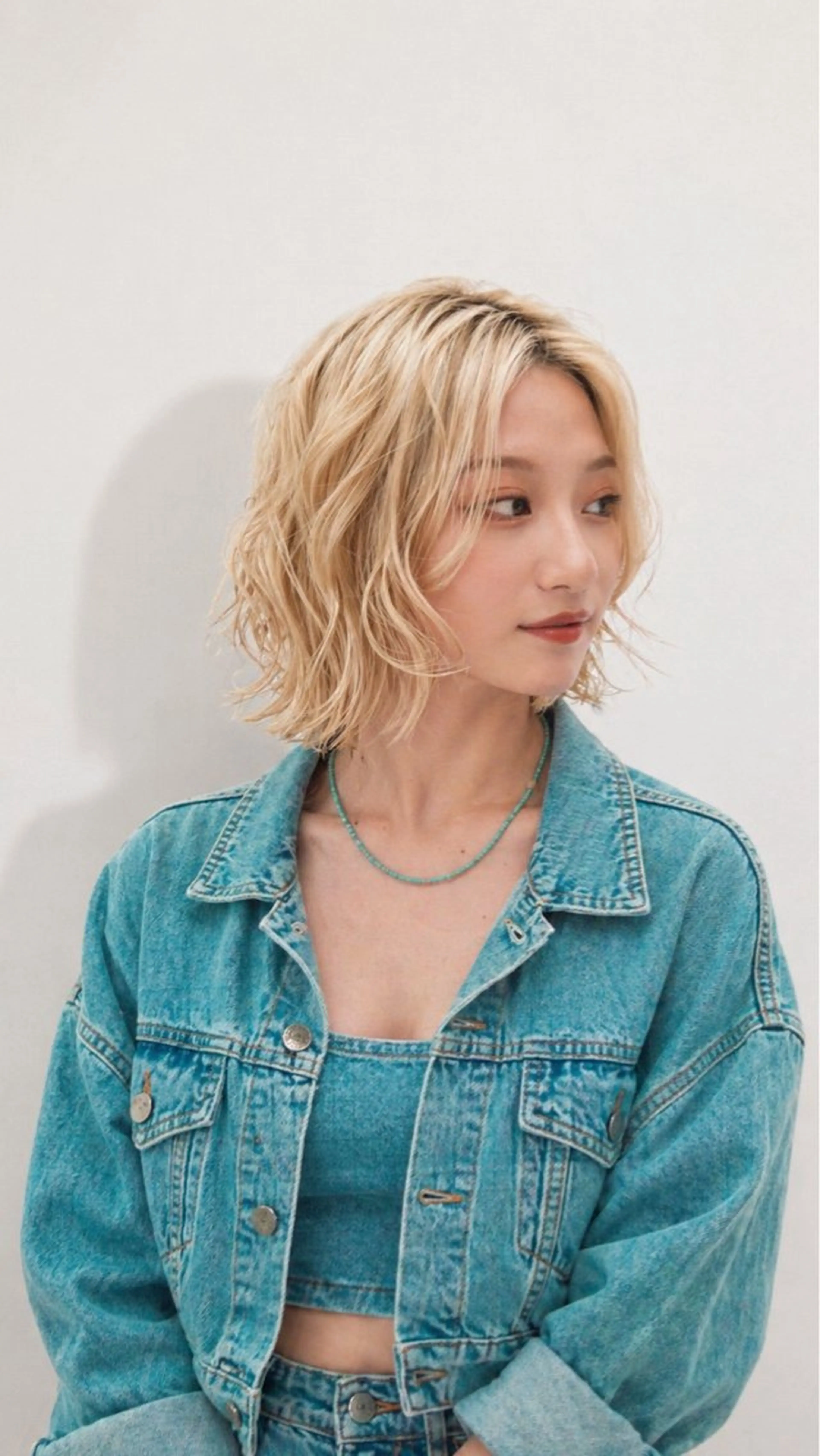 ミディアム カラー パーマ カット KAKKY/ショート レイヤー/千種/池下のヘアスタイル