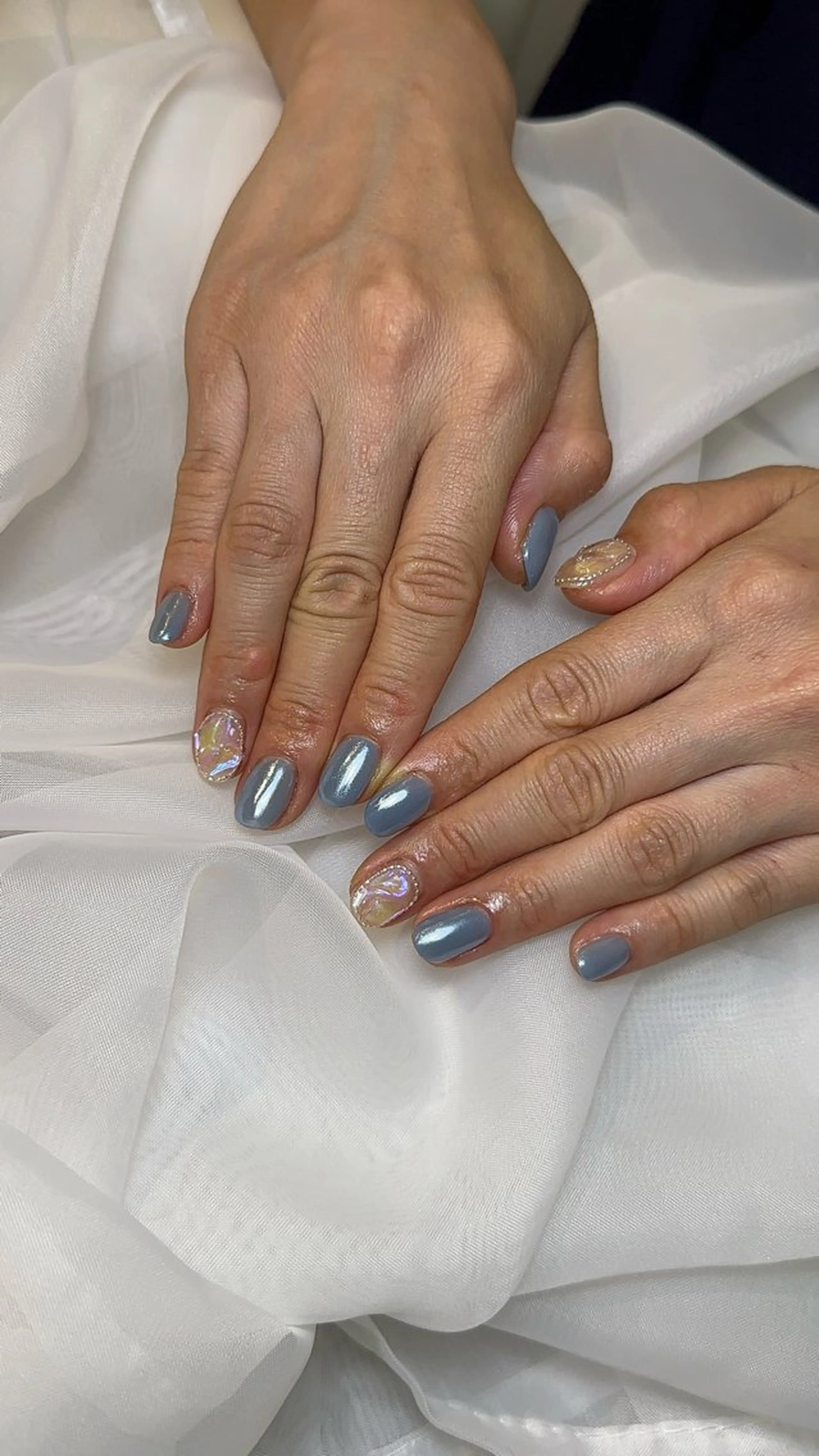 ネイル オーロラネイル めそぴ ネイルのネイルデザイン