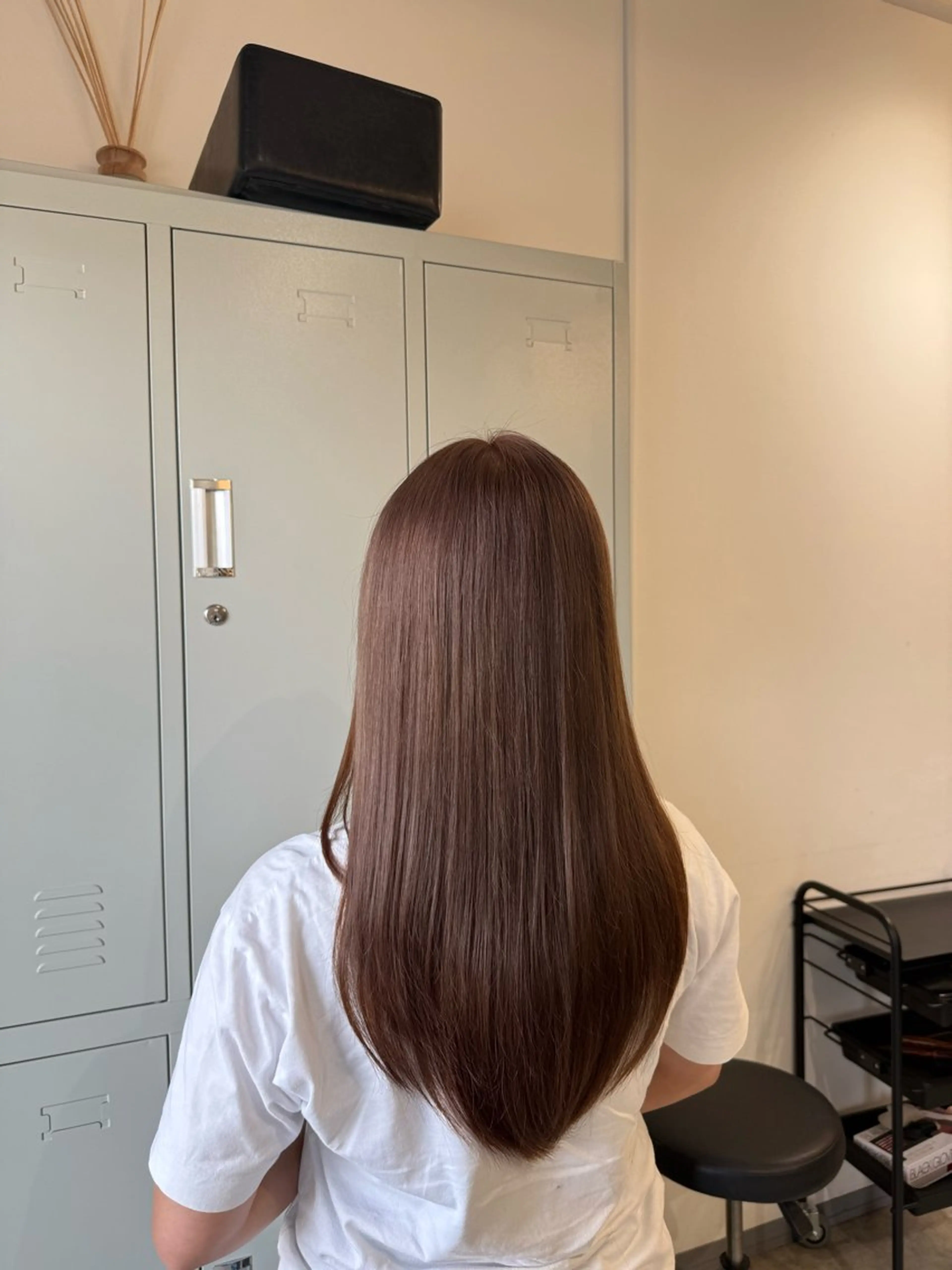 ロング カット ヘアカラー トリートメント 透明感カラー🫧 🍒久留米美容室のヘアスタイル