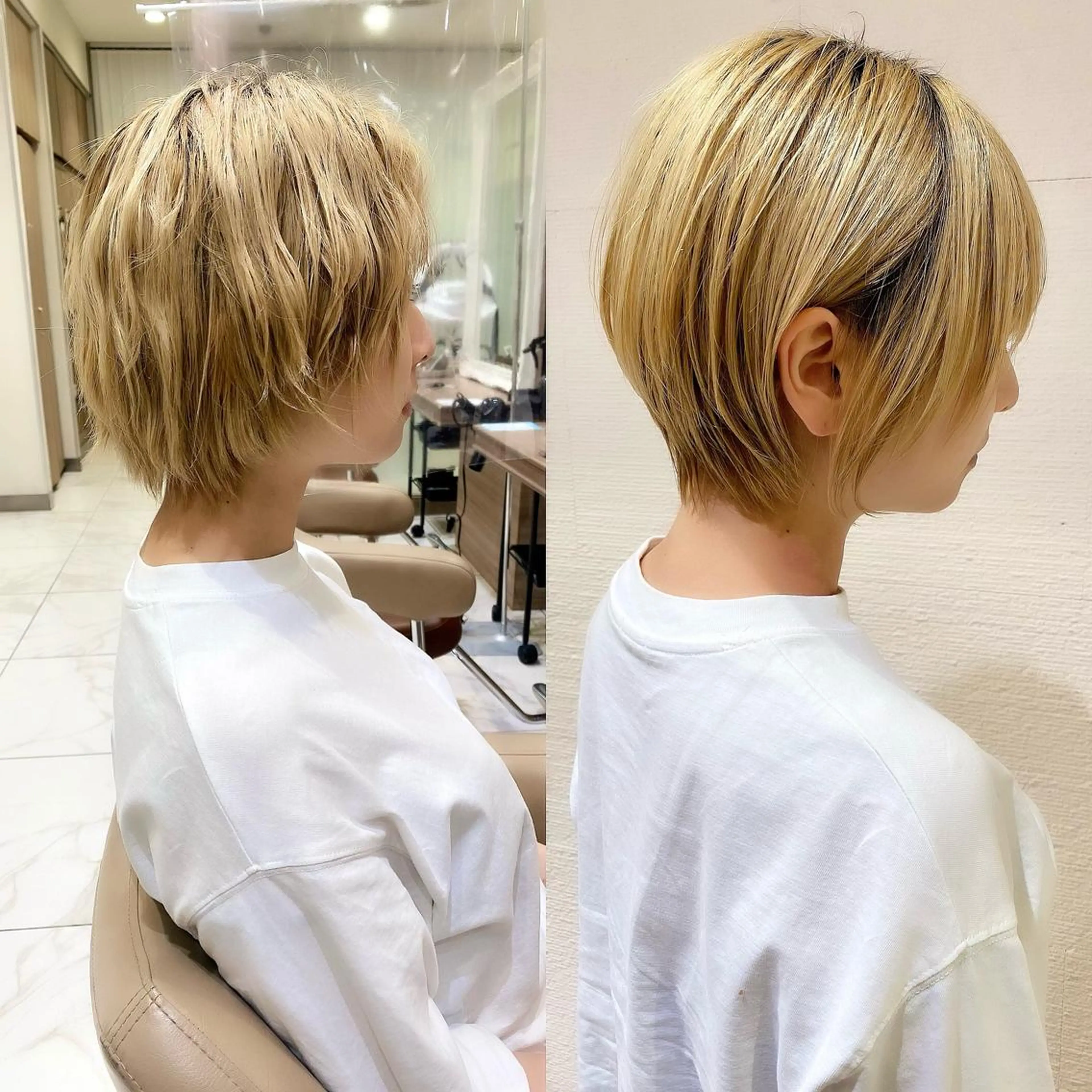 ショート 三鷹で1番ショート ボブをカットする新谷のヘアスタイル