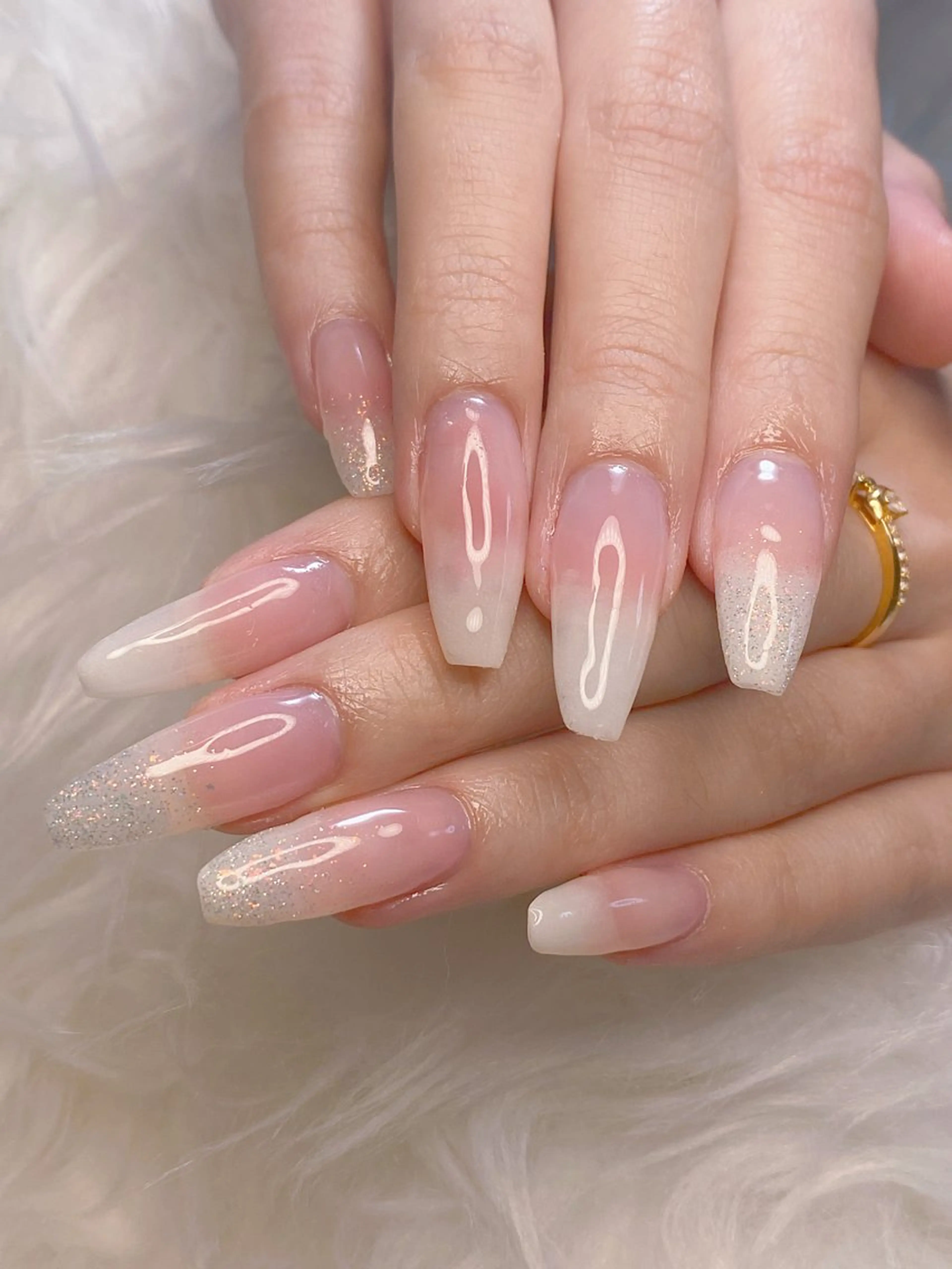 ネイル グラデーション ハイネイル 自宅サロンのネイルデザイン