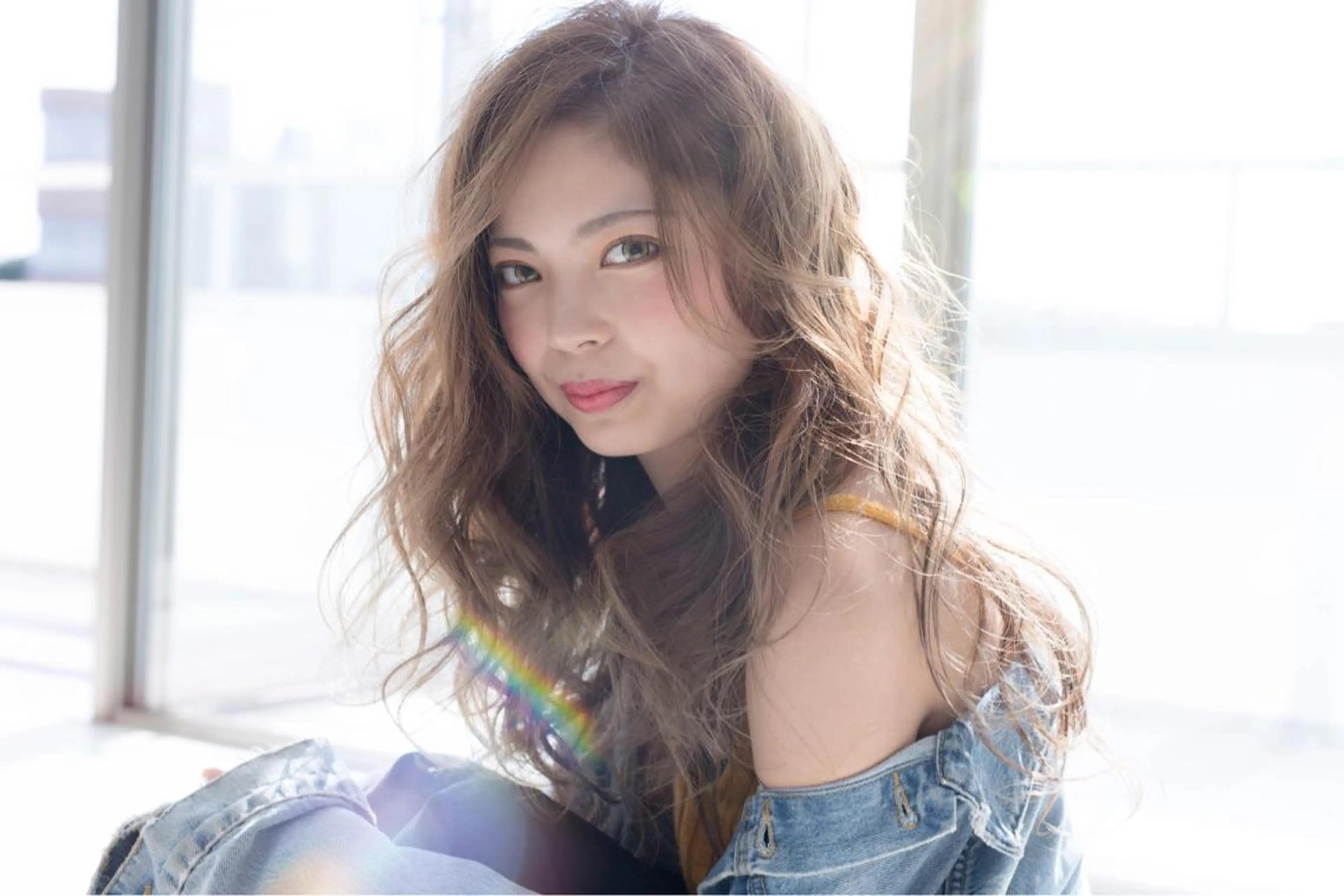 ロング カラー ヘアカラー 小野 和摩のヘアスタイル