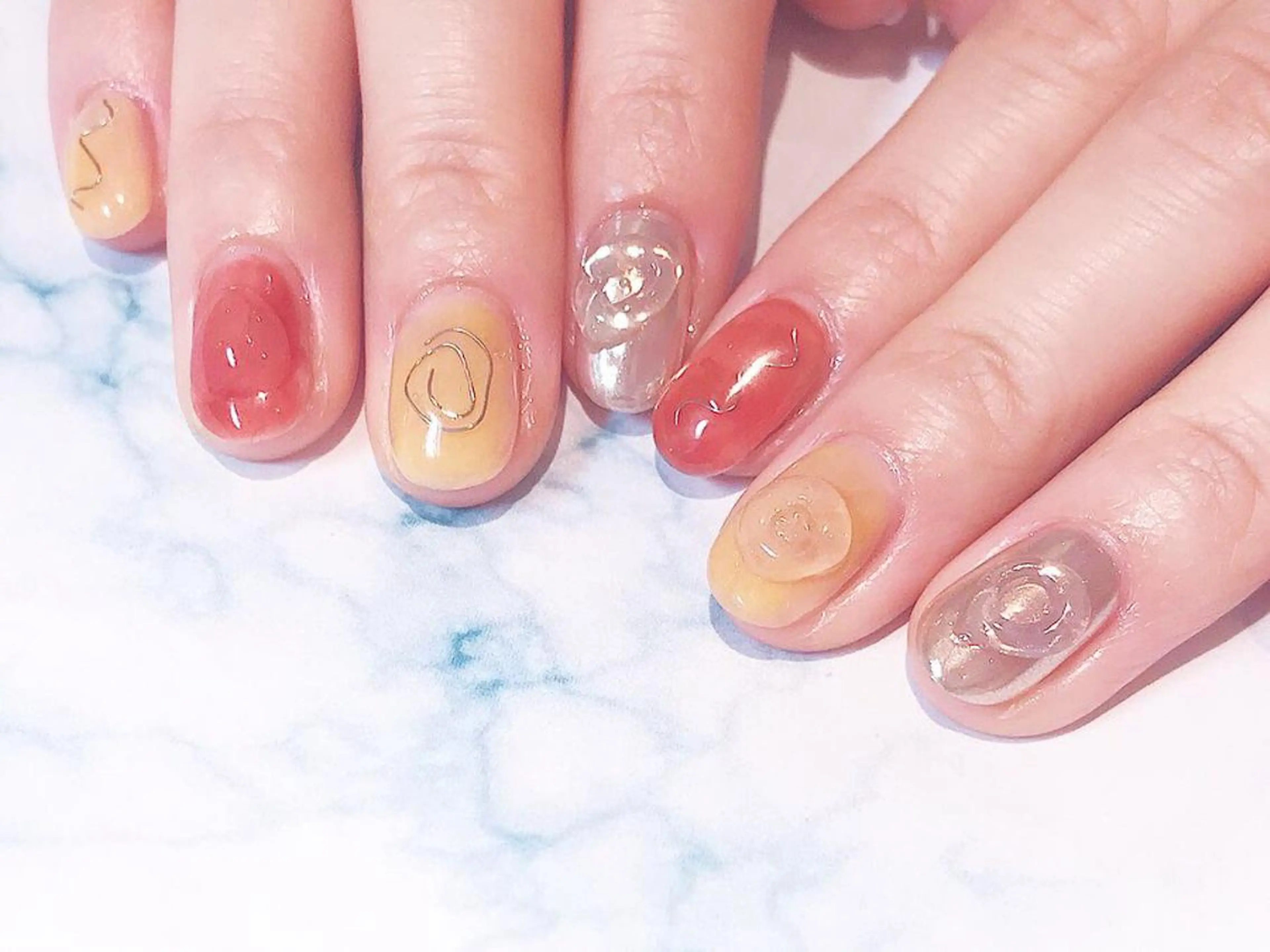 ネイル ハンドネイル LUKE所属・もとまつ さちこのネイルデザイン