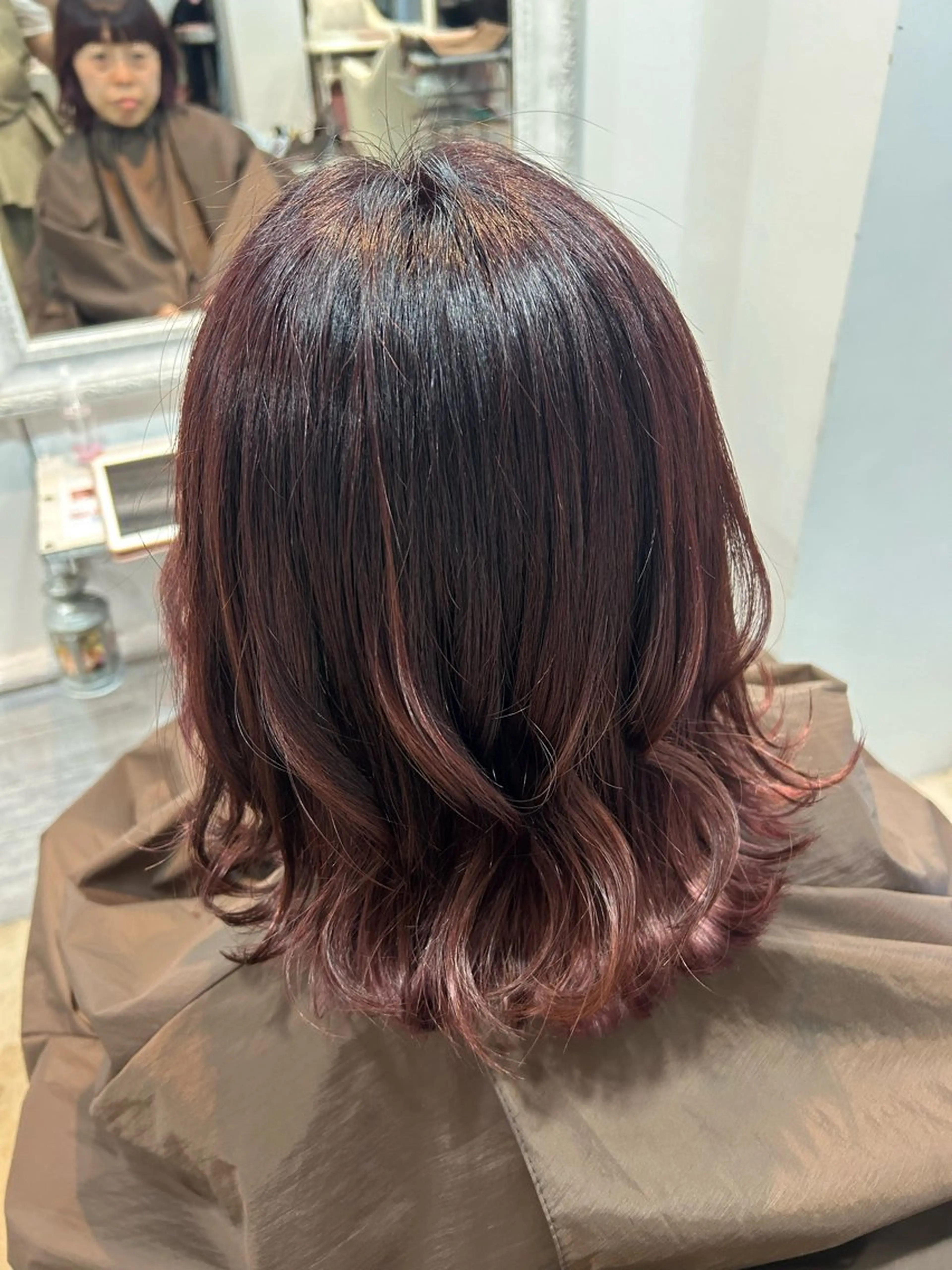 ミディアム bouquet 野口晴菜のヘアスタイル