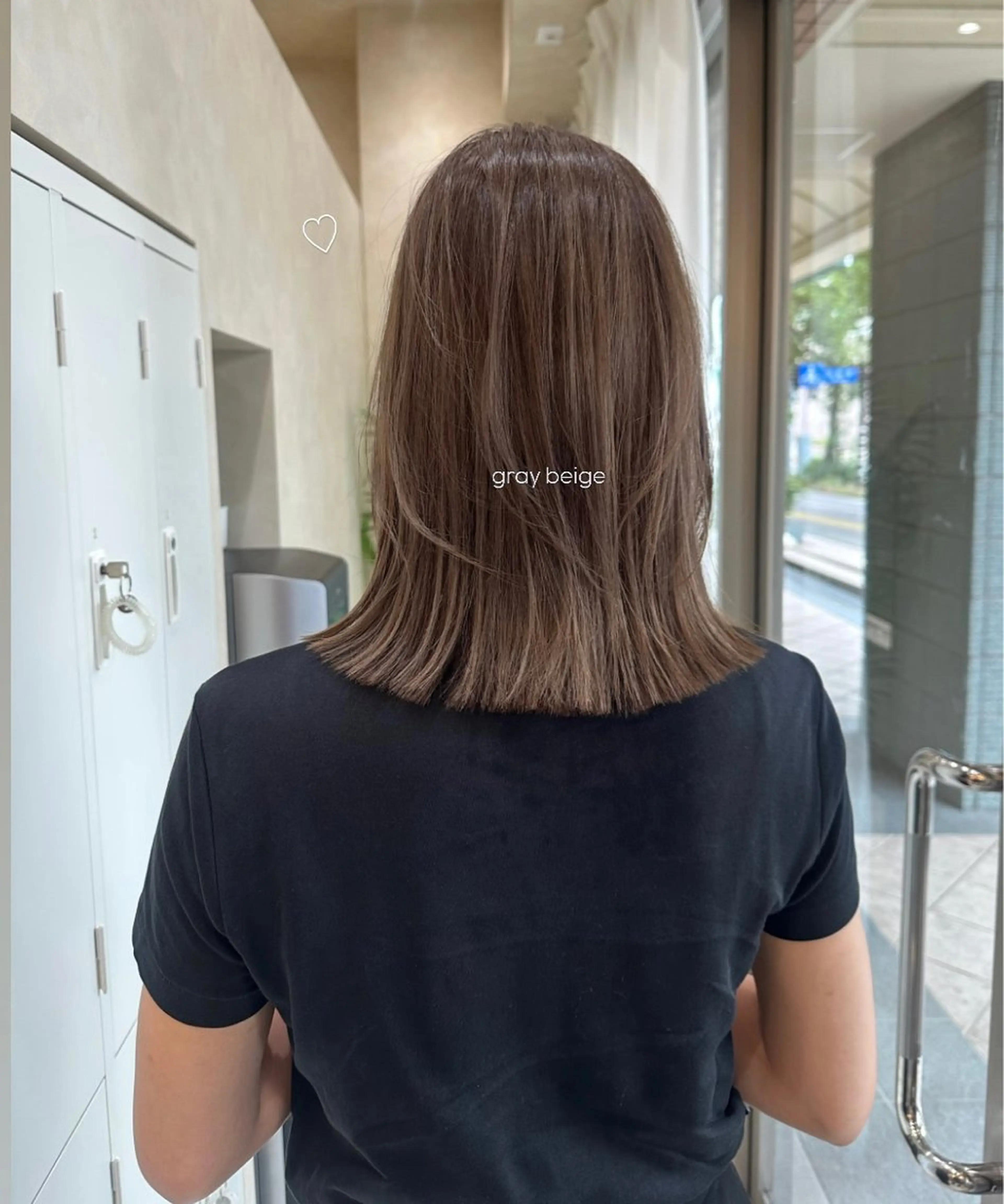 ミディアム 似合わせカット 骨格補正カット/ 宮城麗可のヘアスタイル