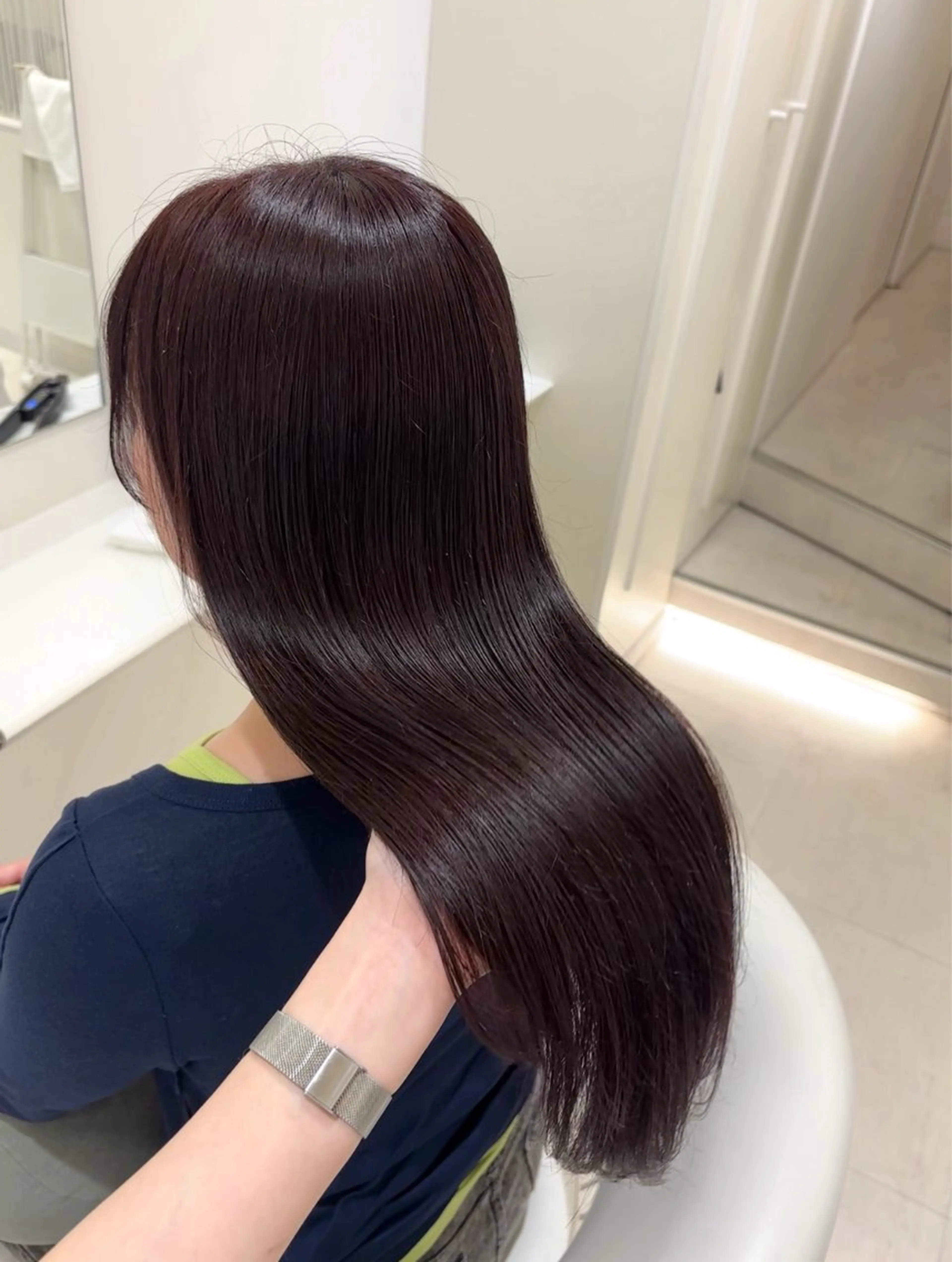 ロング パーマ カット 縮毛矯正 ParveMix / 横谷 日菜子 ❤︎のヘアスタイル