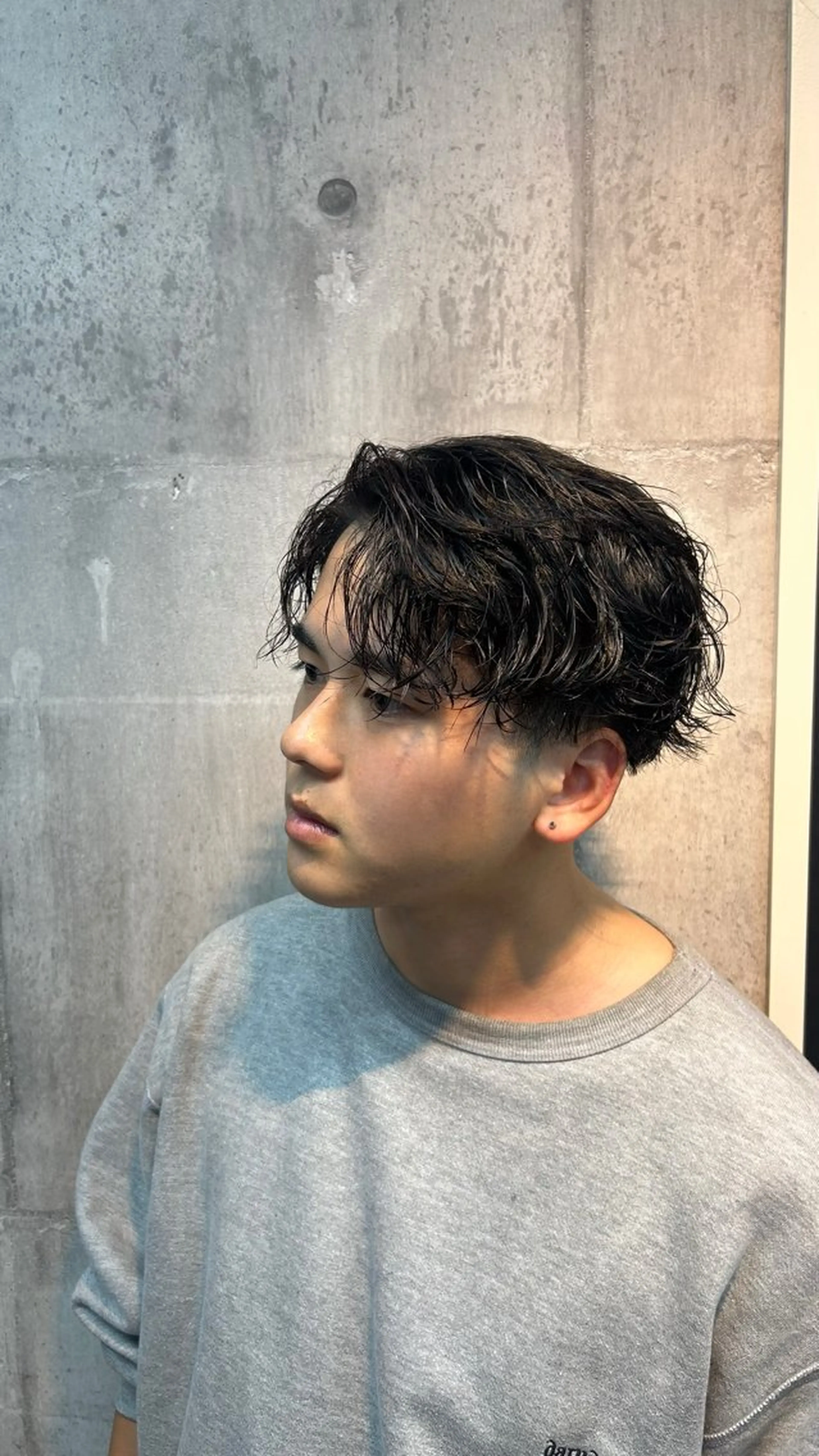 ミディアム 👑パーマの王様👑 【メンズ専門店】のヘアスタイル