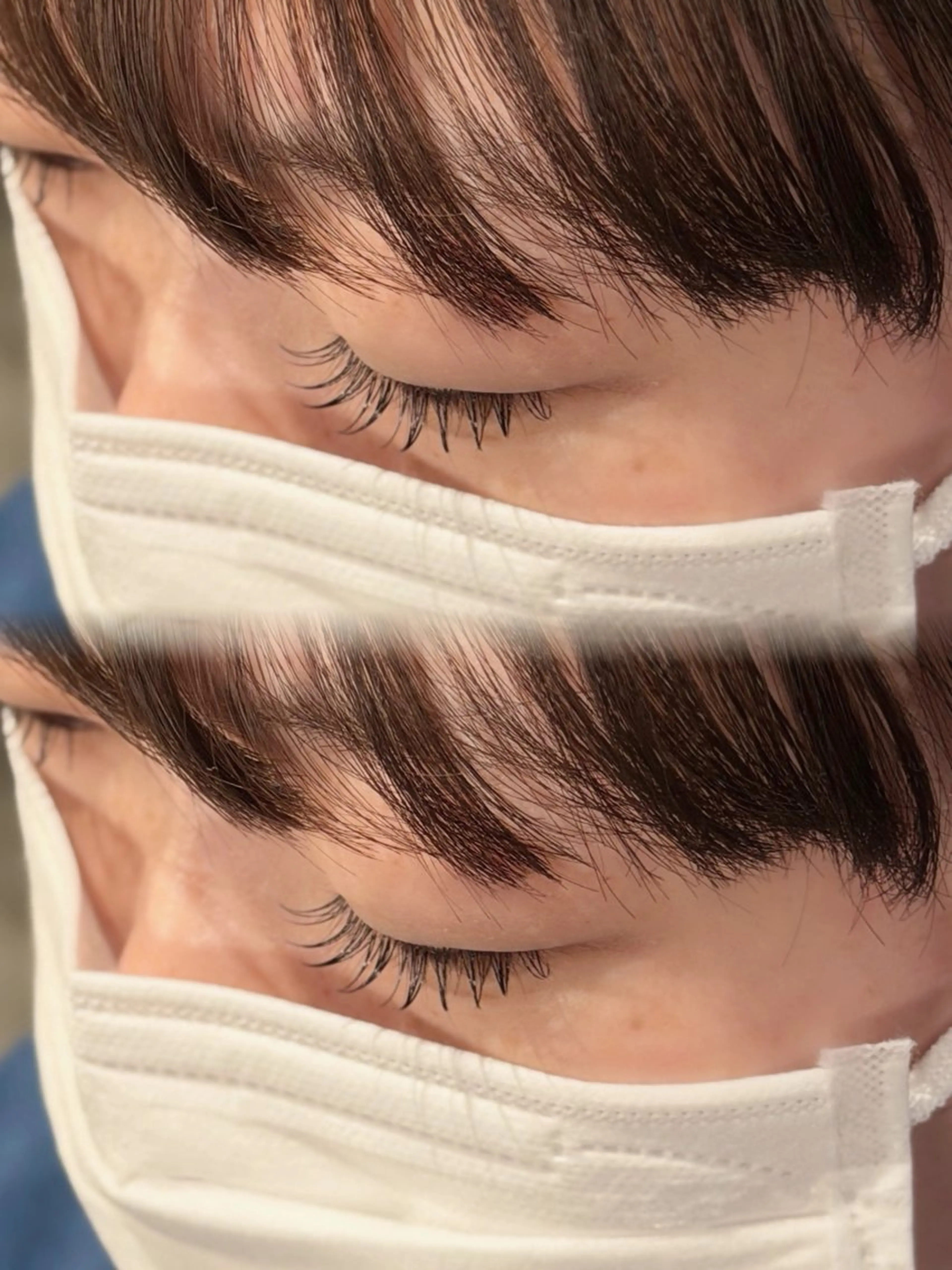 マツエク・マツパ Cカール キュート フラットラッシュ Sour~deux Momoのマツエク・マツパデザイン