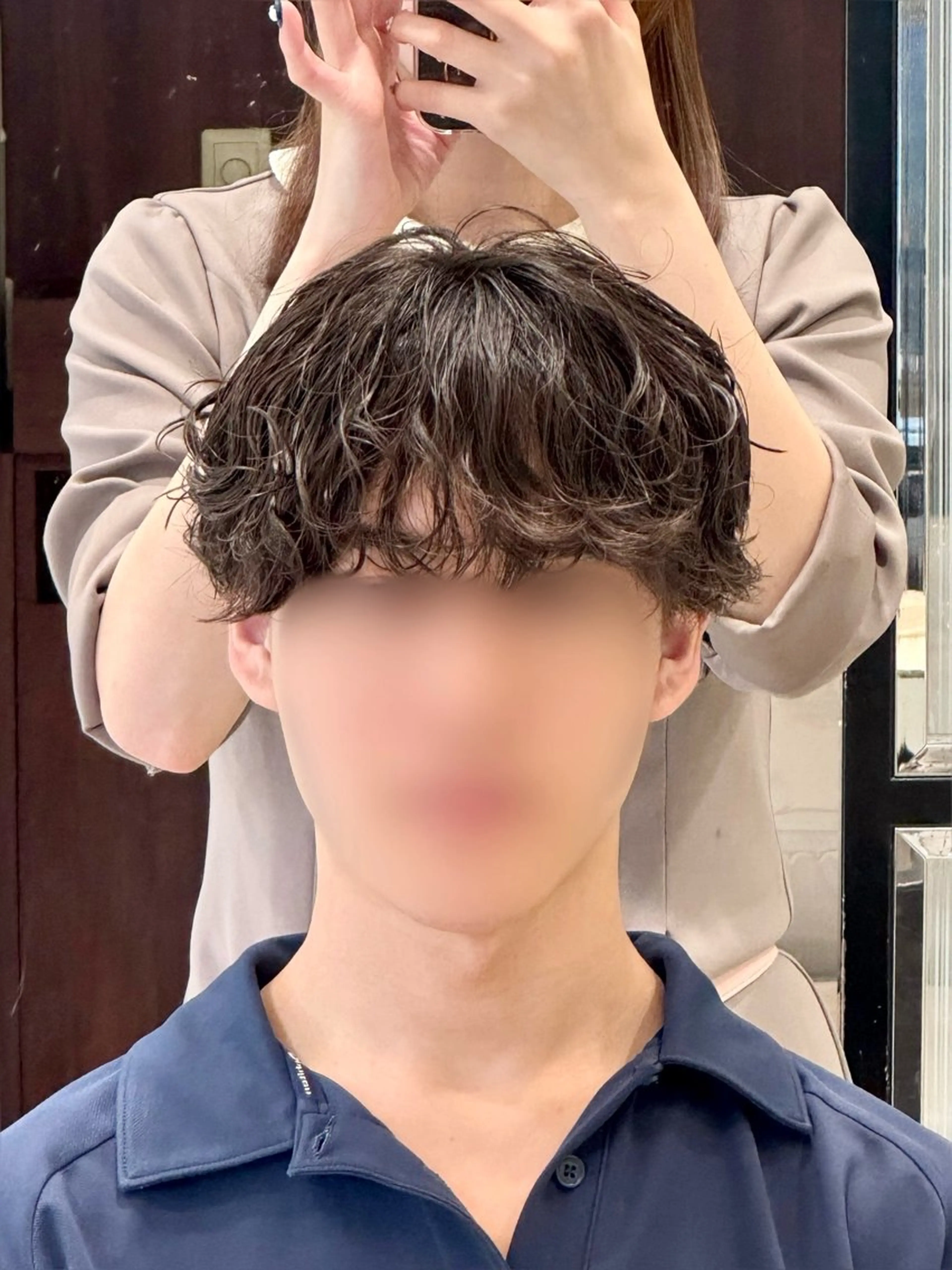 パーマ メンズ 【𝐀𝐬𝐡-池袋 】ひな 🎀💭のヘアスタイル