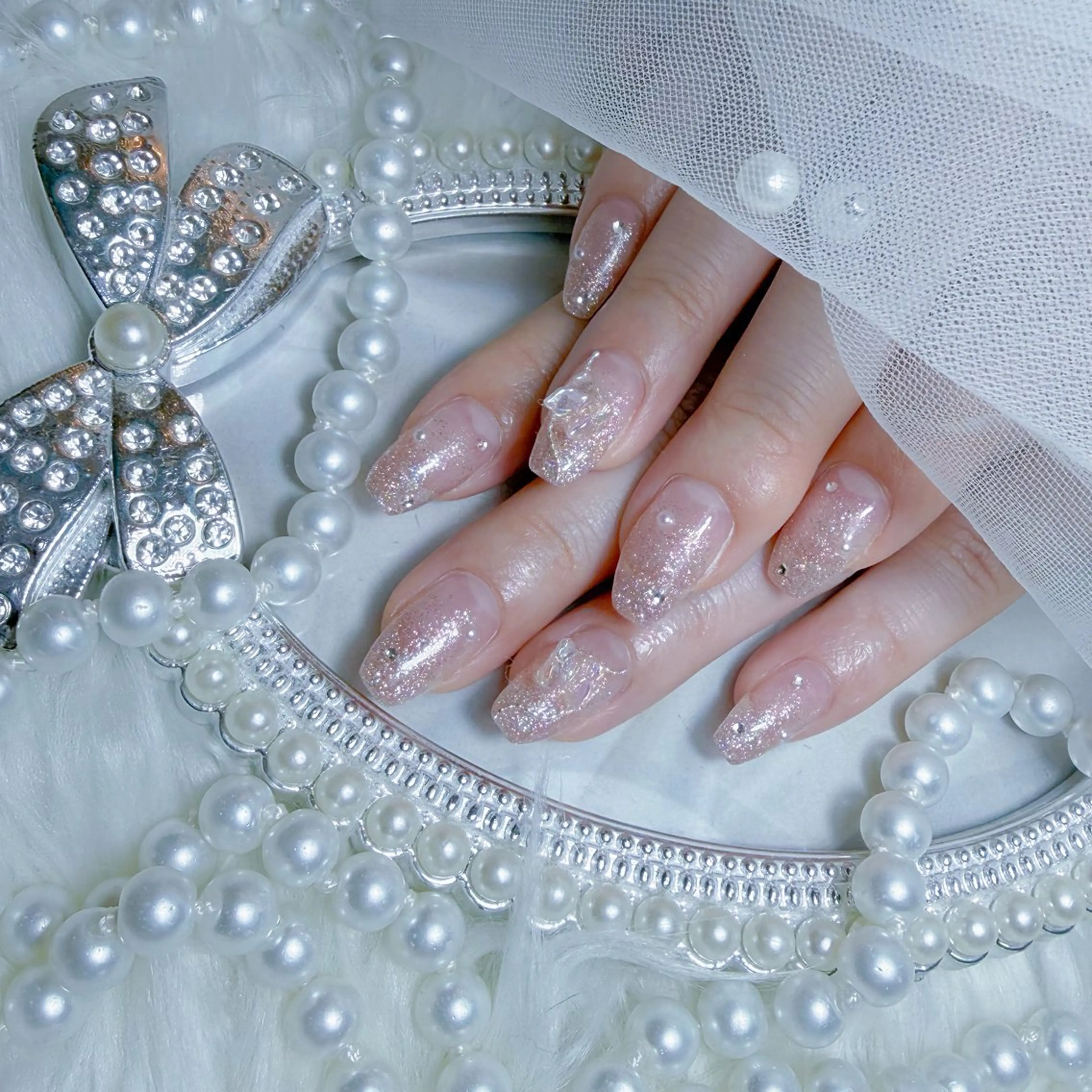 ネイル ハンドネイル Yudia🩵 Yuiのネイルデザイン