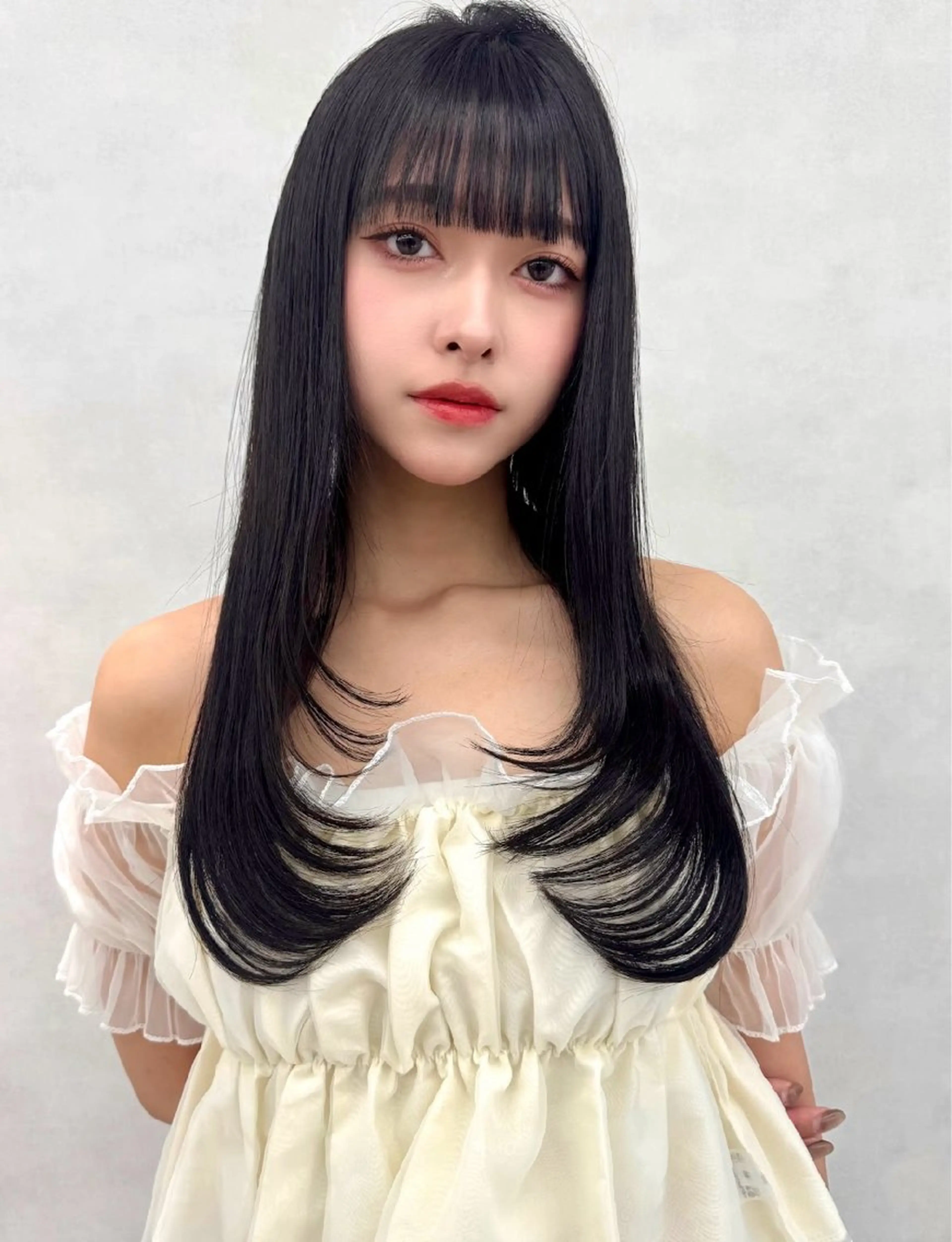 ロング カラー ✨艶カラーと縮毛矯正 🦖しんのすけ🦖のヘアスタイル