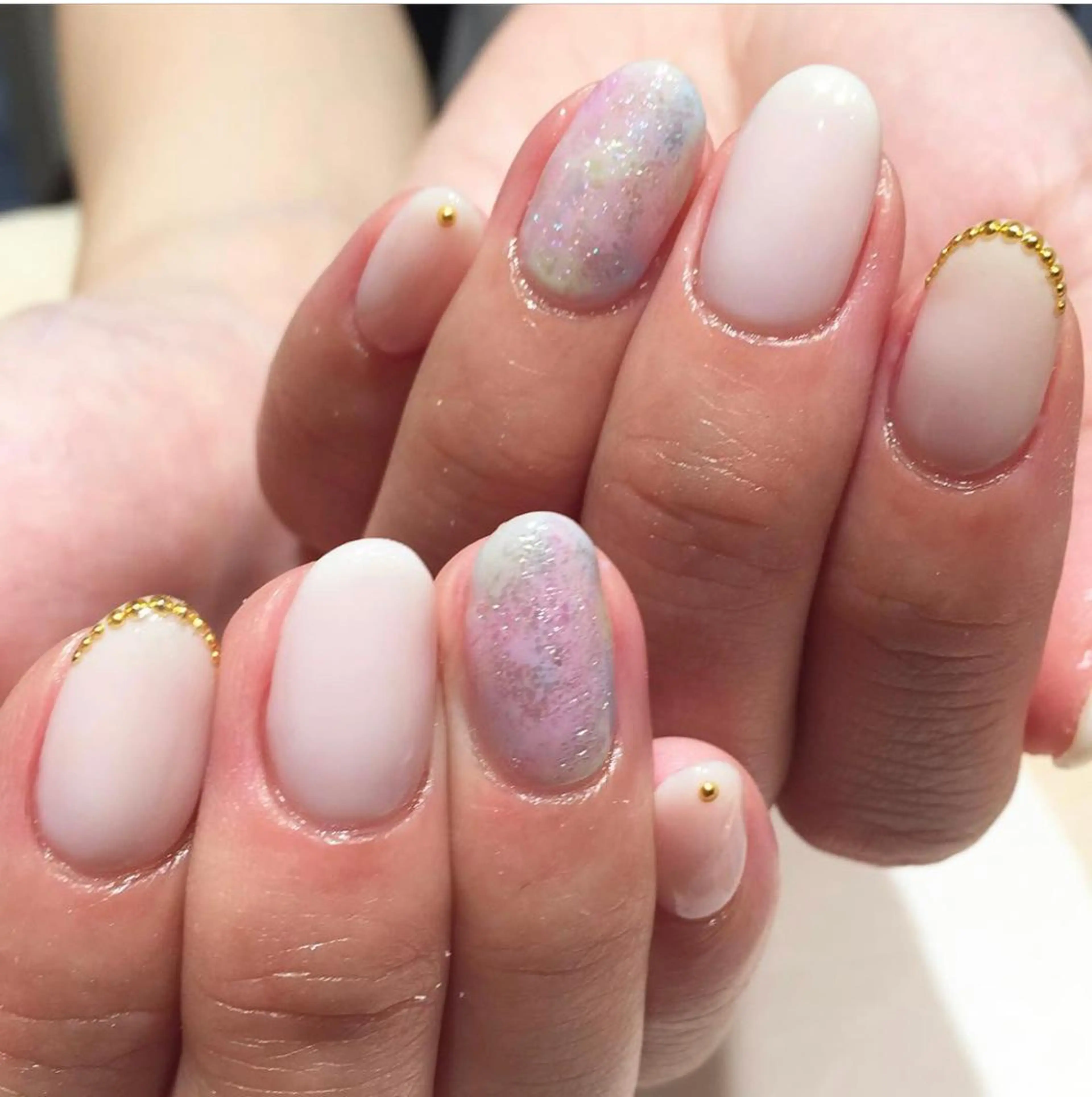 ネイル オフィスネイル シンプルネイル Nailsalon Ｒ《喜多見3分》のネイルデザイン