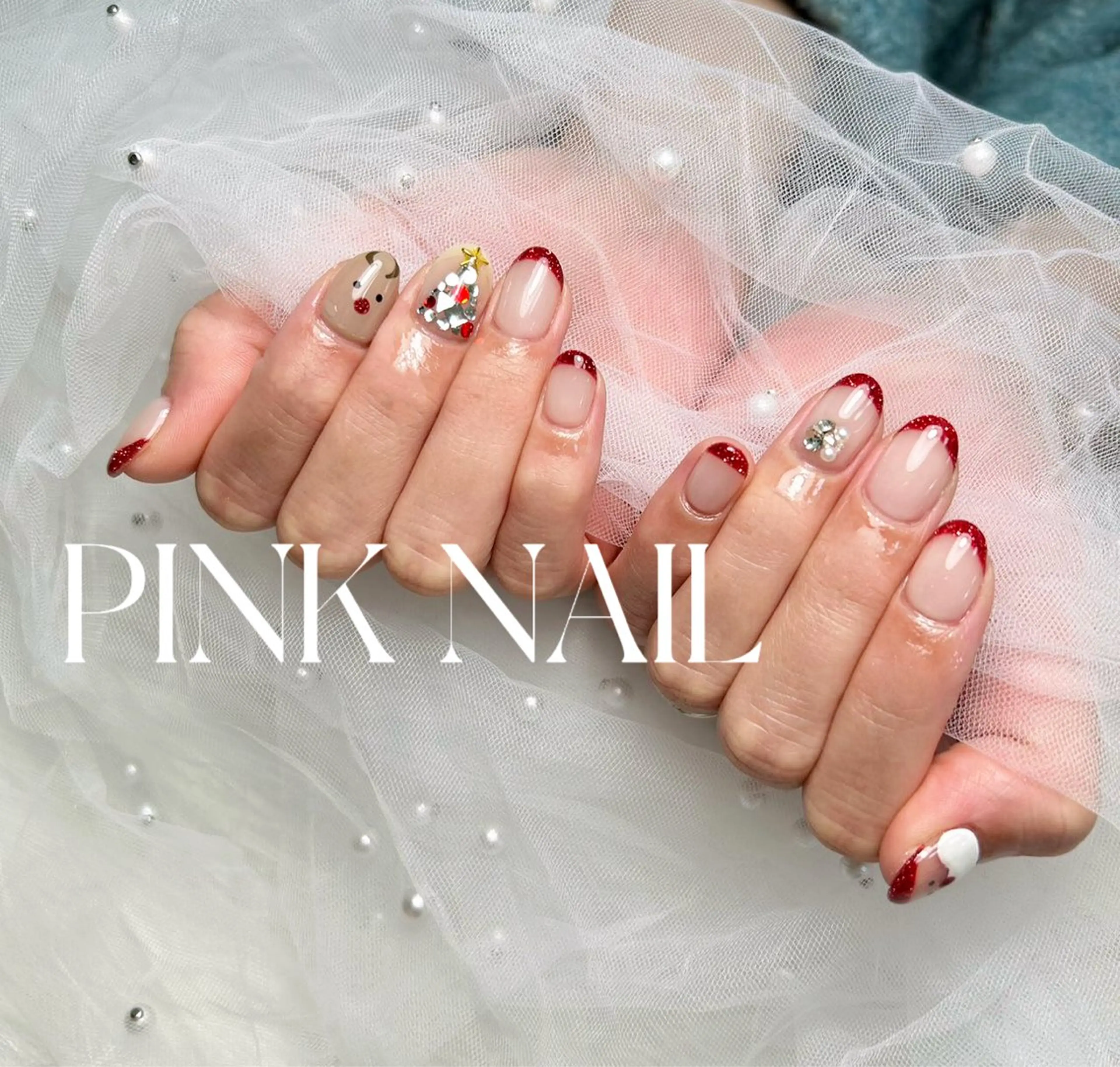 ネイル ハンドネイル pink nailのその他イメージ