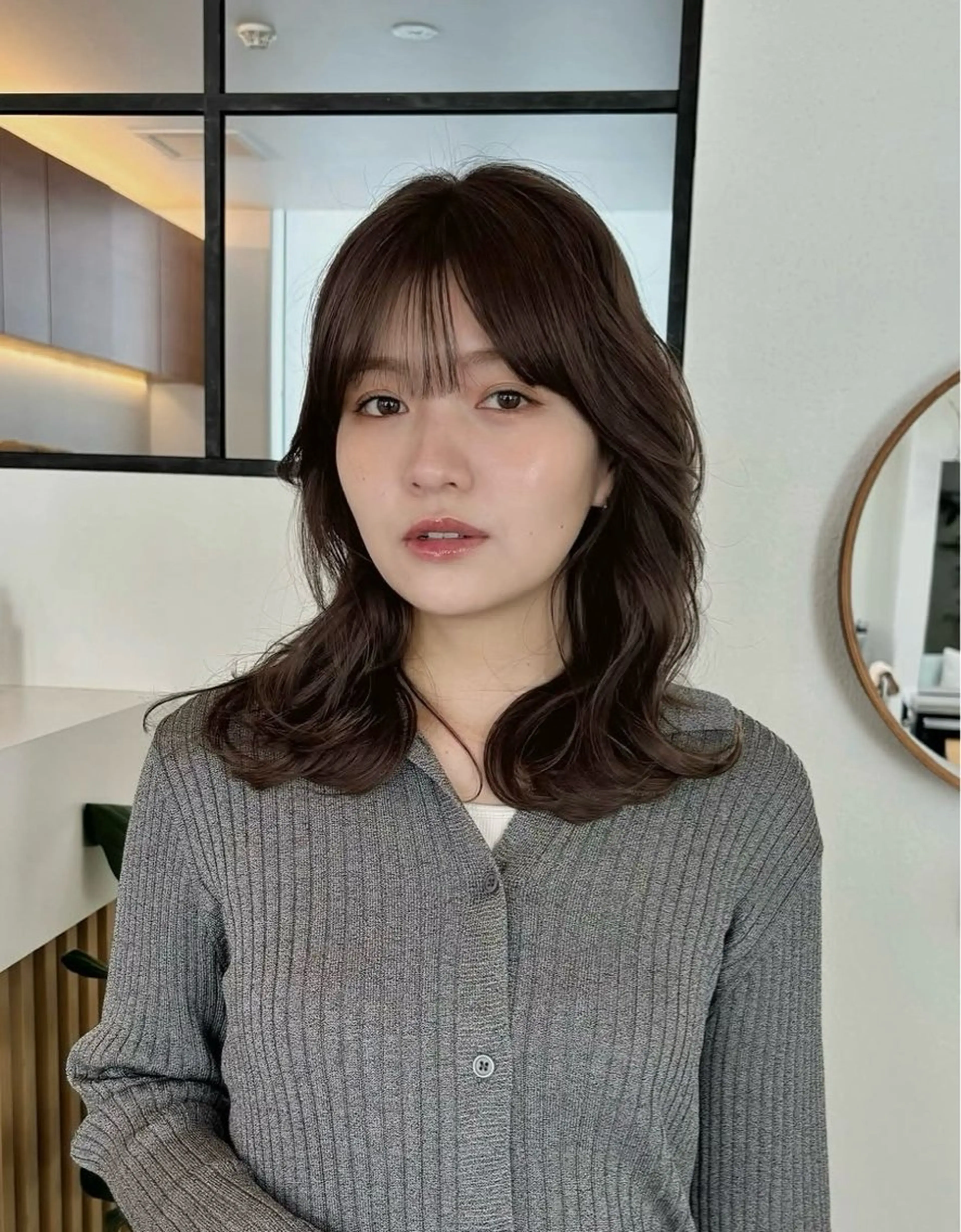 セミロング パーマ セミロングパーマ ミディアムヘア Chifumiのヘアスタイル