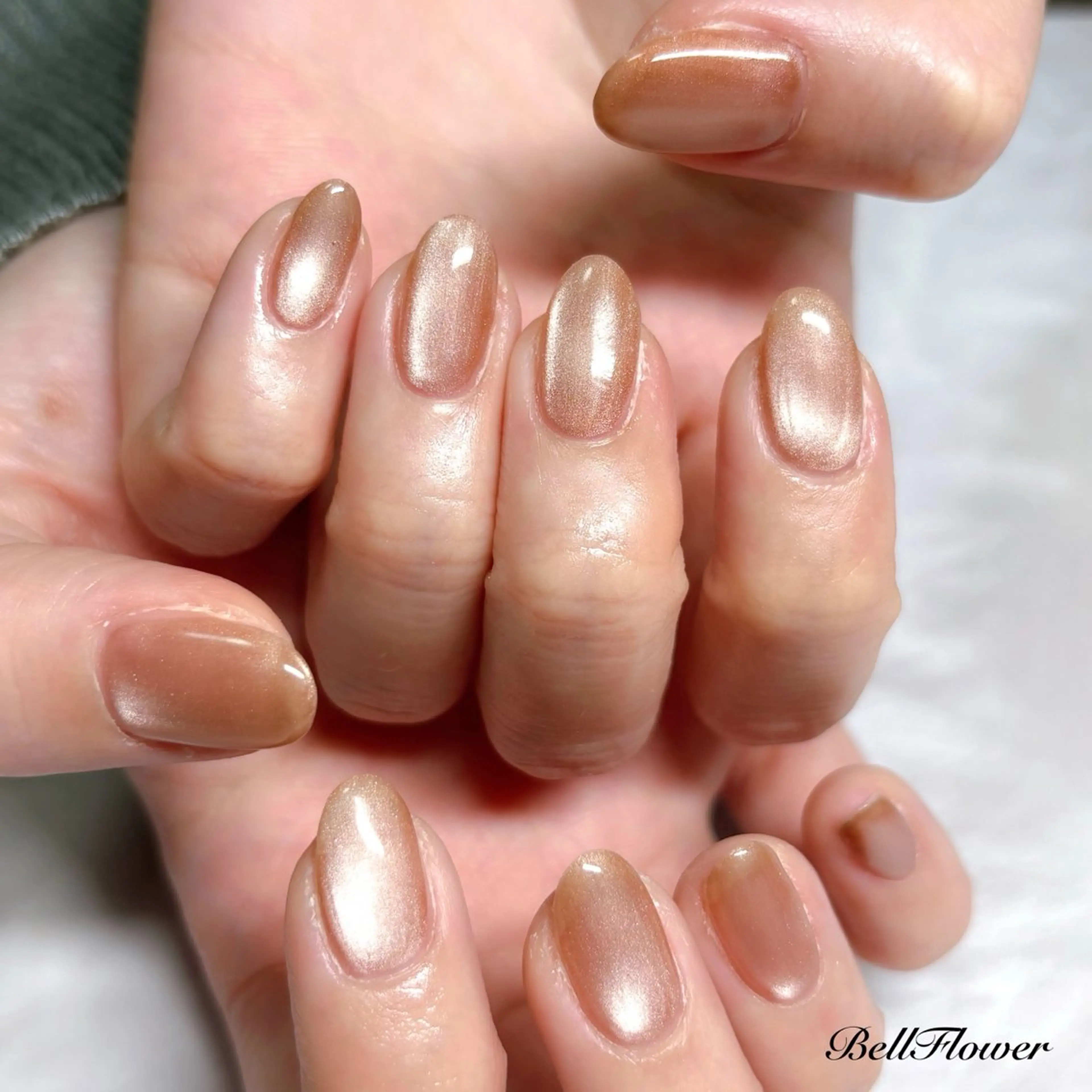 ネイル ハンドネイル Bell Flowerのネイルデザイン