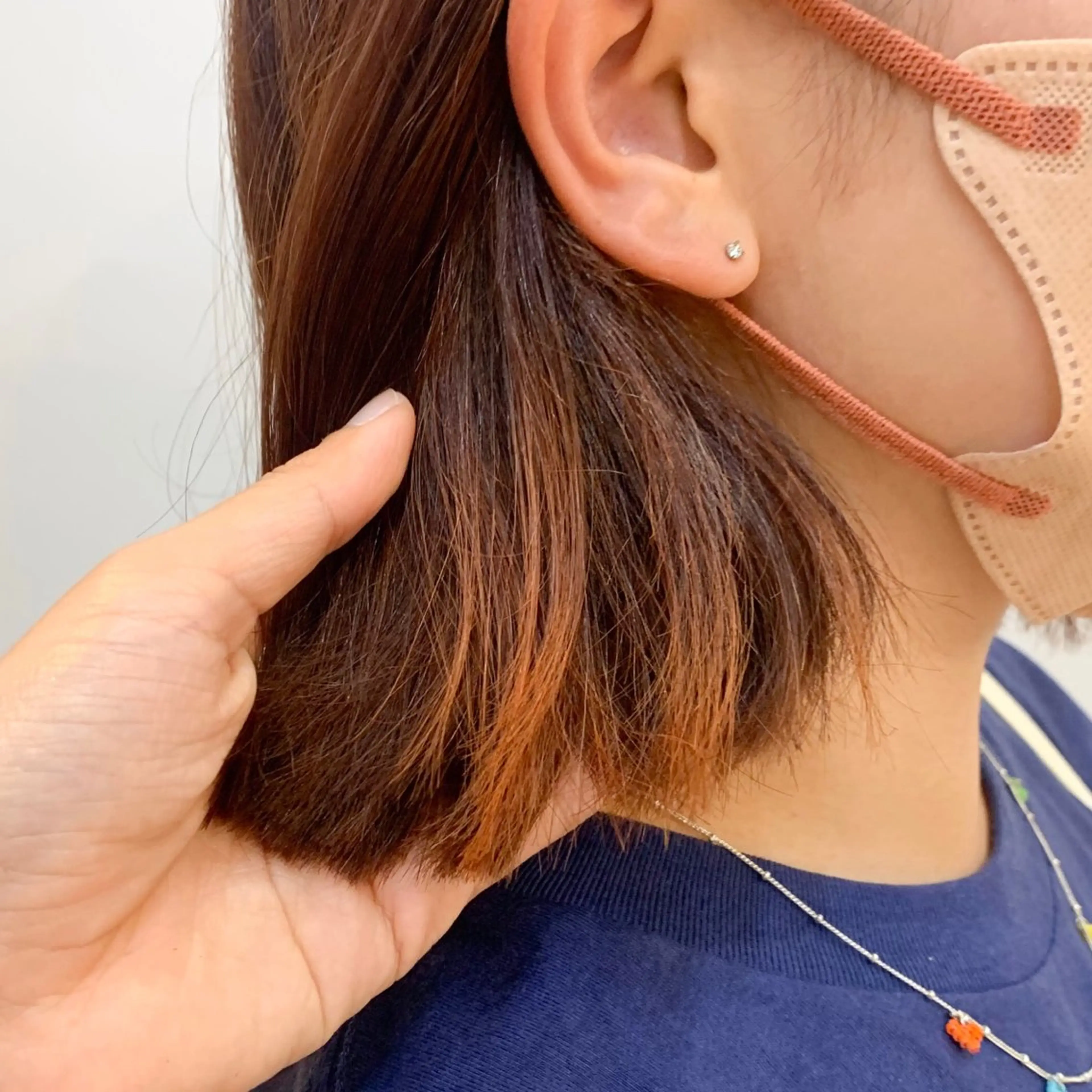 ミディアム カラー インナーカラー ヘアカラー トリートメント 透明感カラー/レイ ヤー/Nana🌈のヘアスタイル