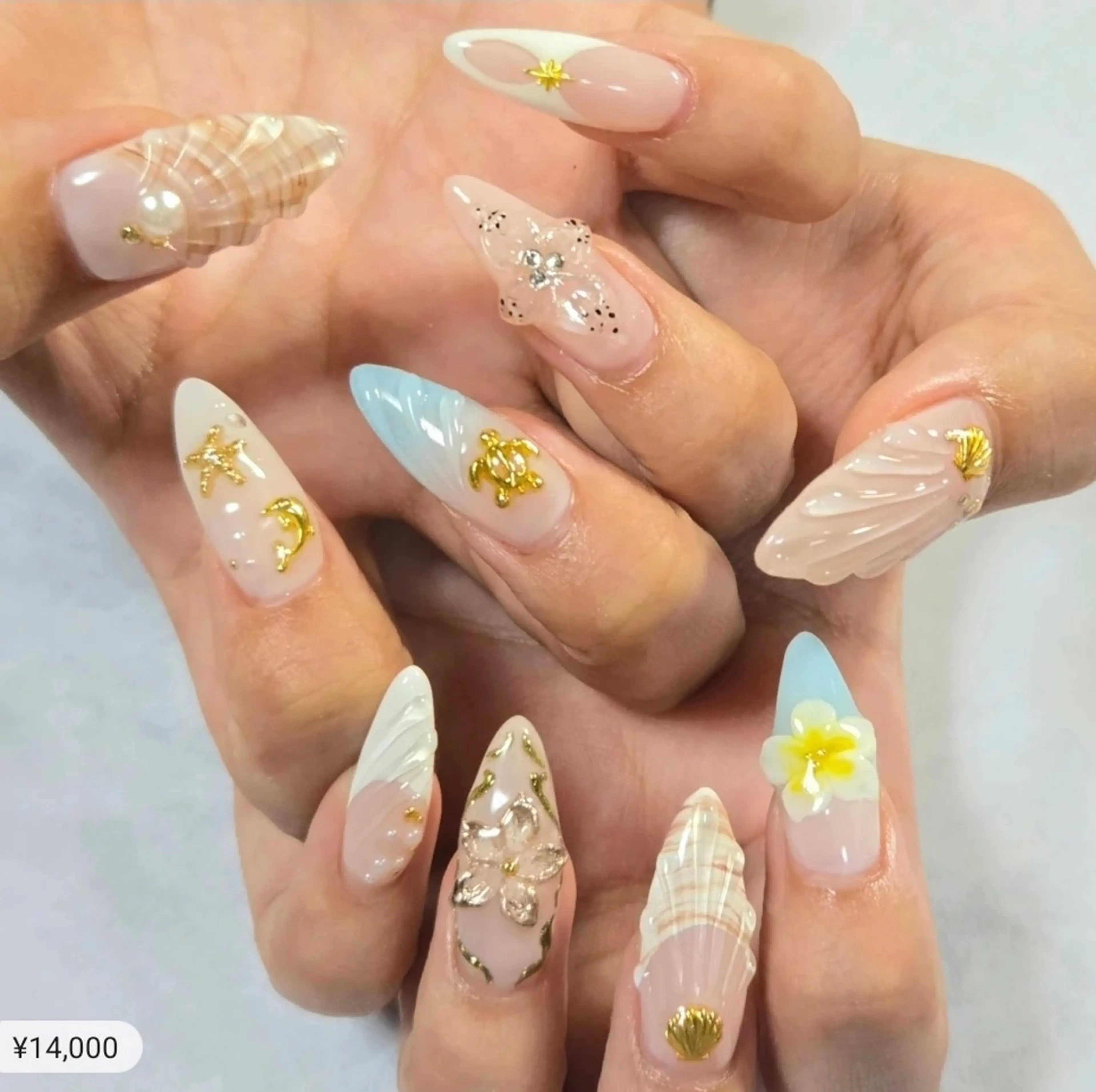 ネイル 夏ネイル ハンドネイル Nail Daisyのネイルデザイン