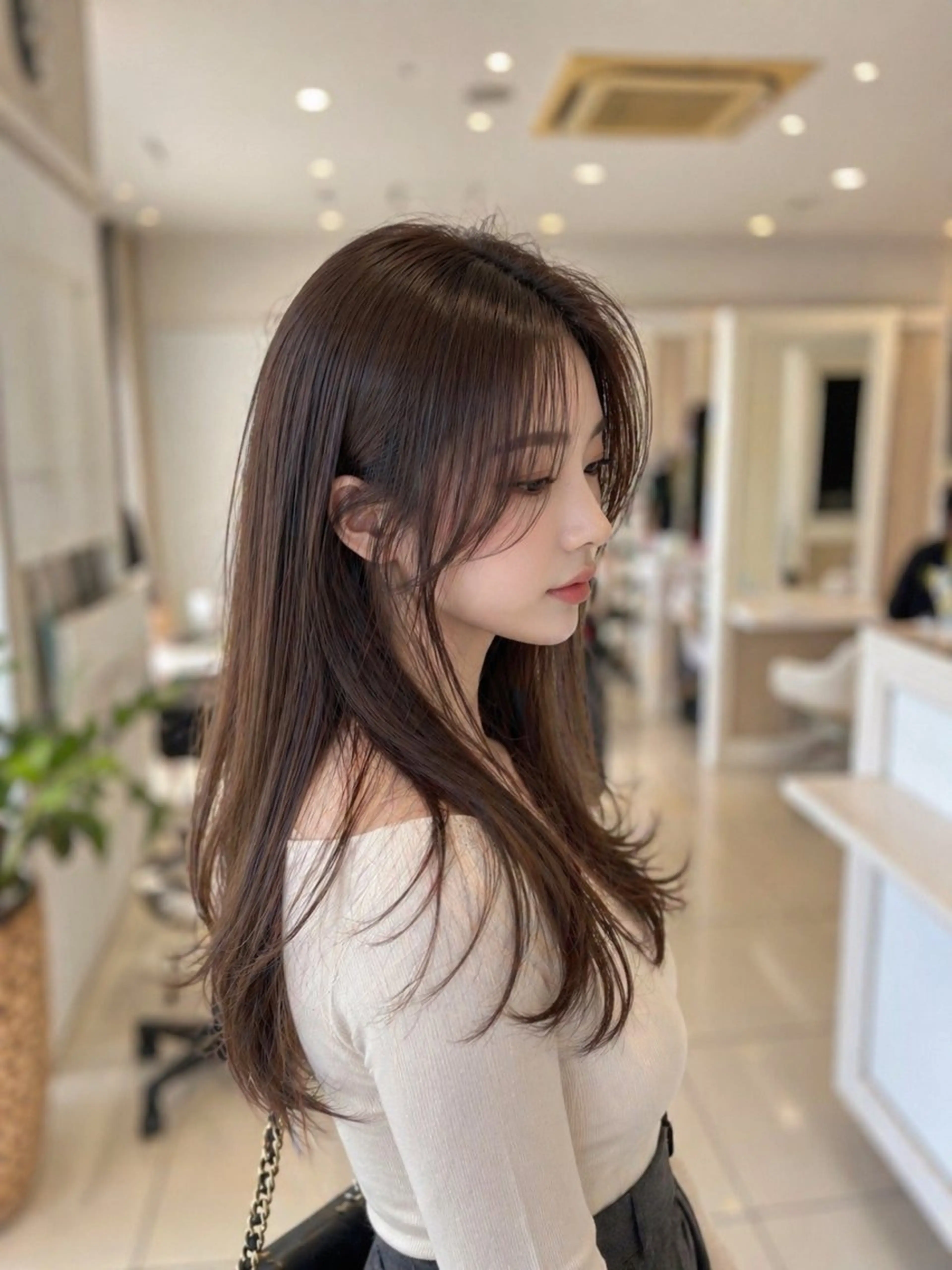 セミロング カラー カット ヘアカラー 金子 直樹のヘアスタイル