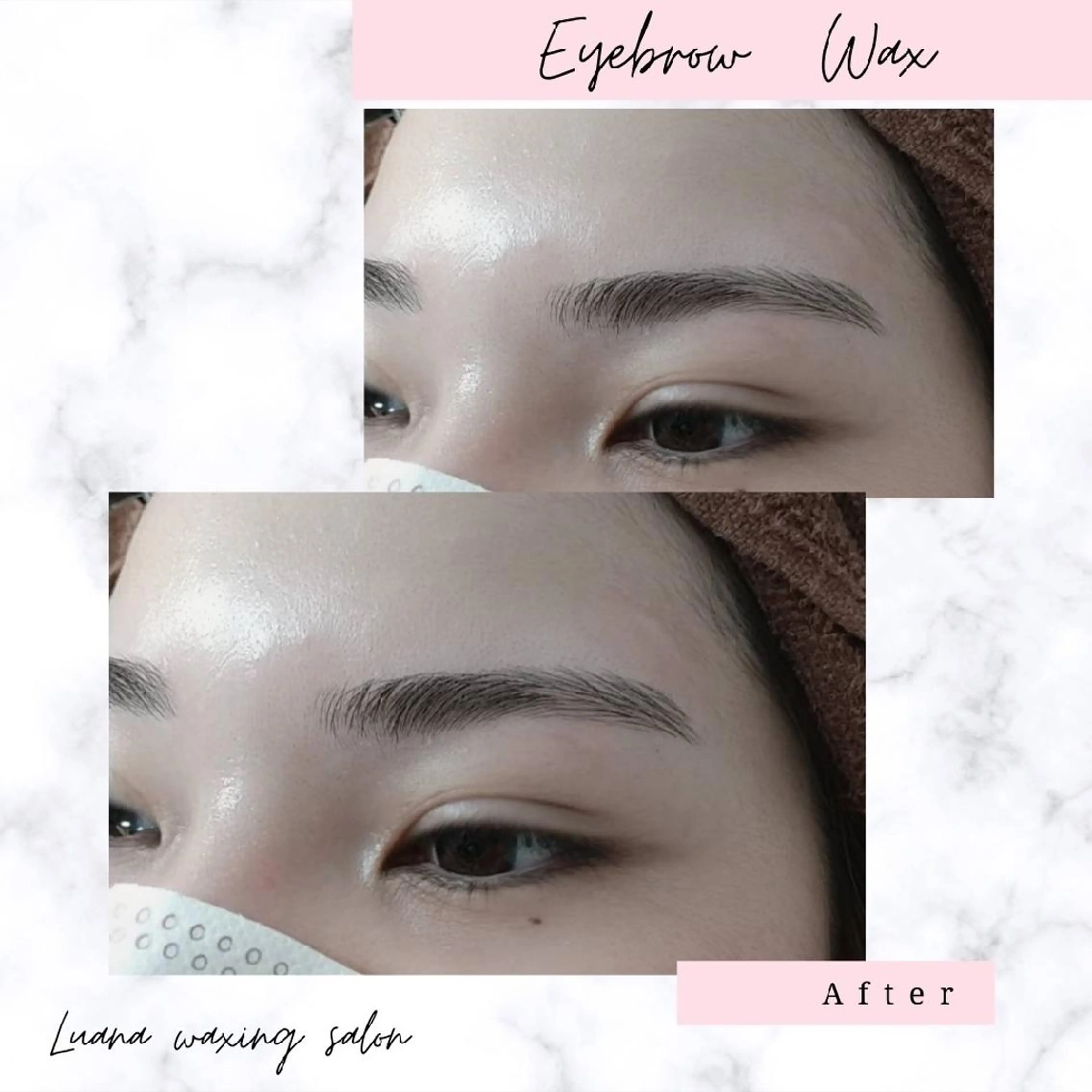 アイブロウ 眉毛ワックス脱毛 Luana wax 🐚根本のエステ・リラクイメージ