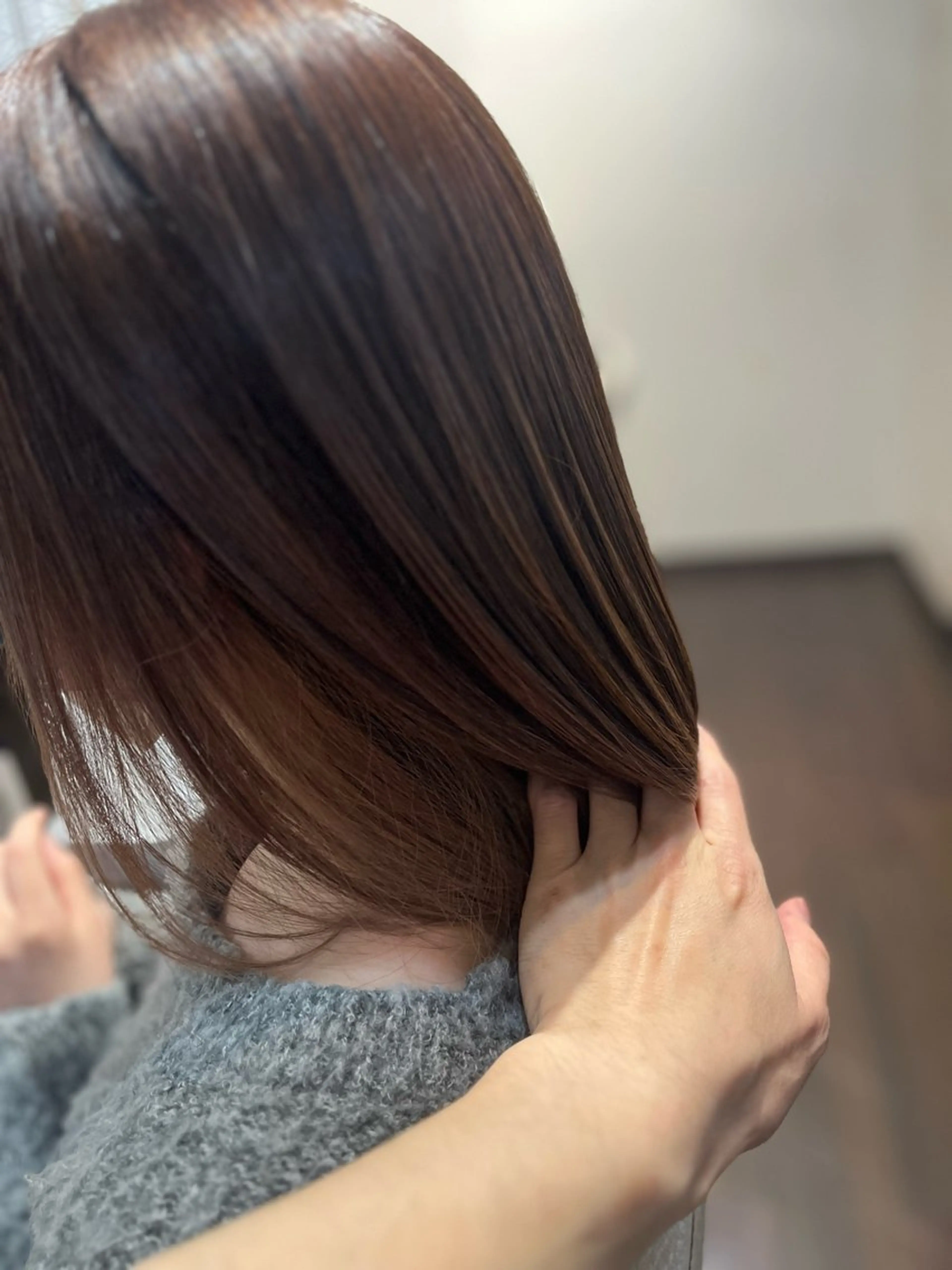 ミディアム カラー インナーカラー @ YUTAのヘアスタイル