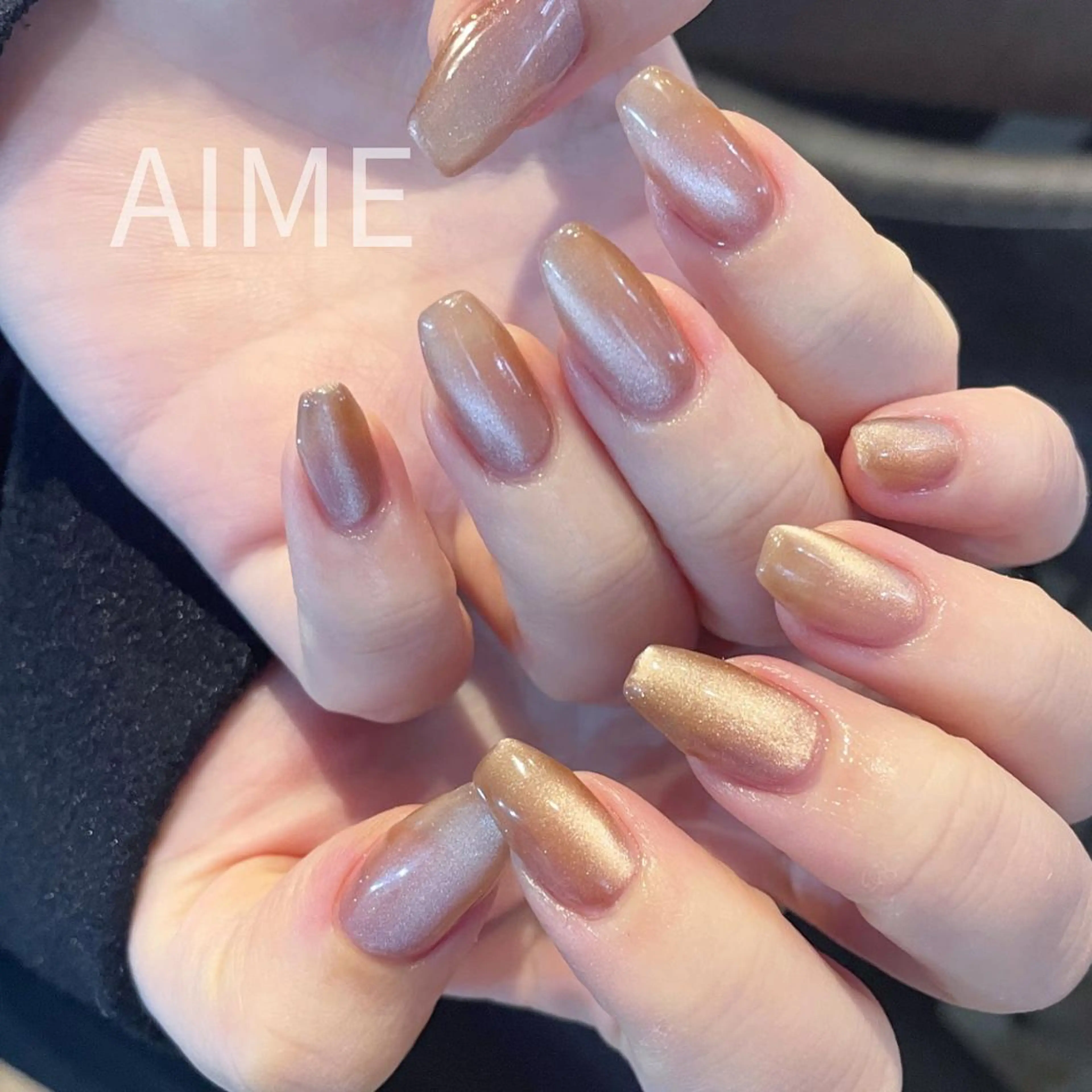 ネイル マグネットネイル ハンドネイル AIME （momo）のネイルデザイン