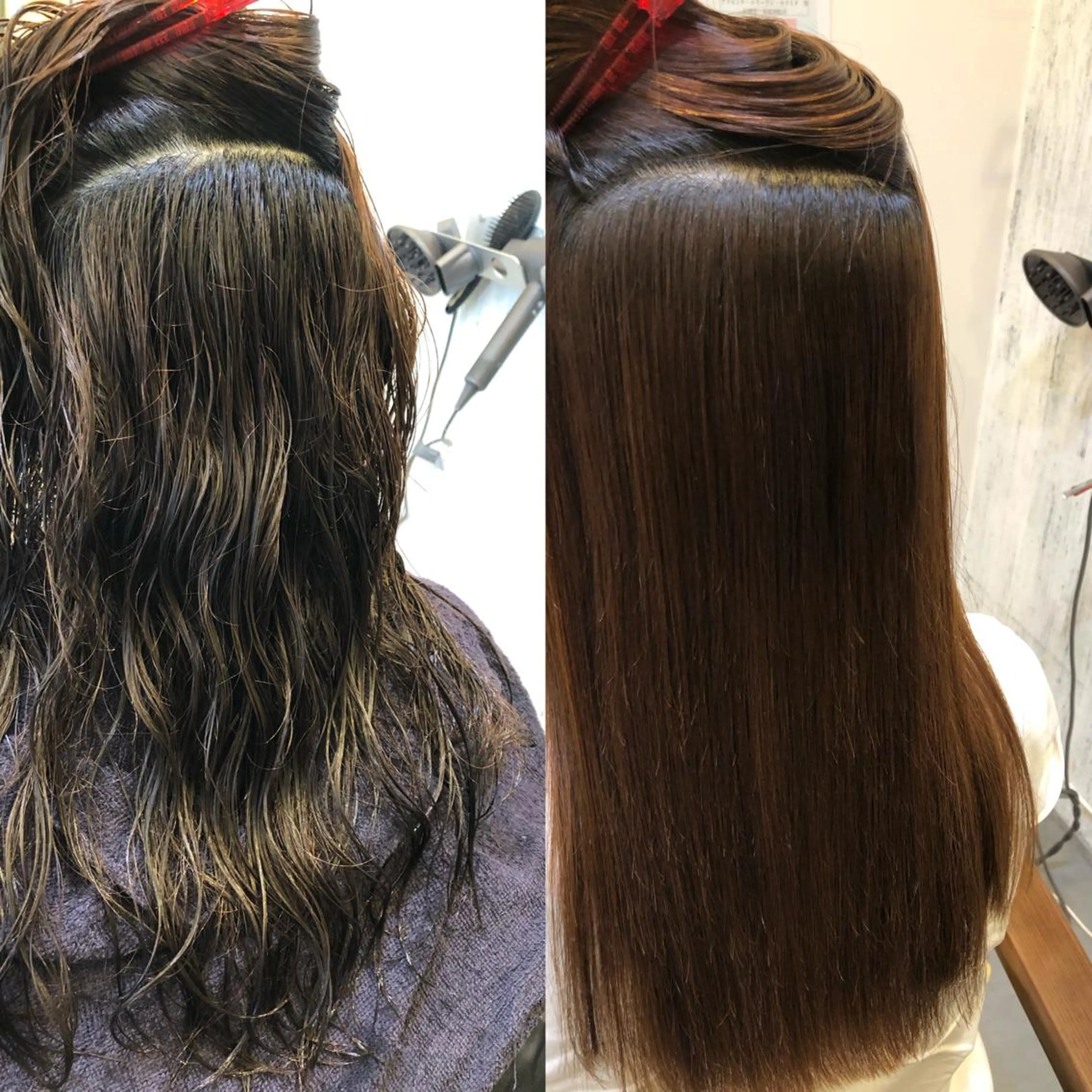 ロング 縮毛矯正 北堀江【HUE】 アオキ　コータのヘアスタイル